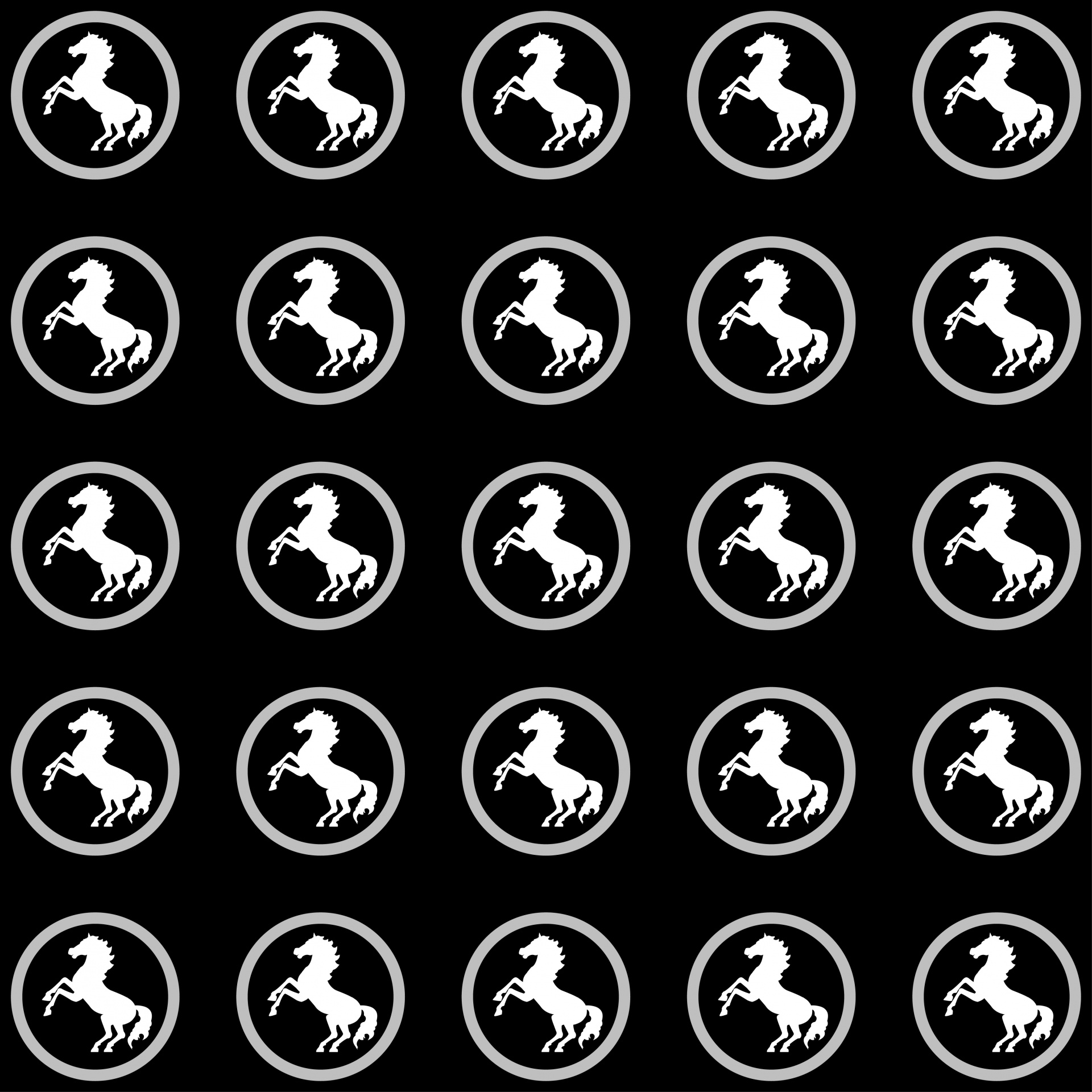 Horse Wallpaper Pattern Background