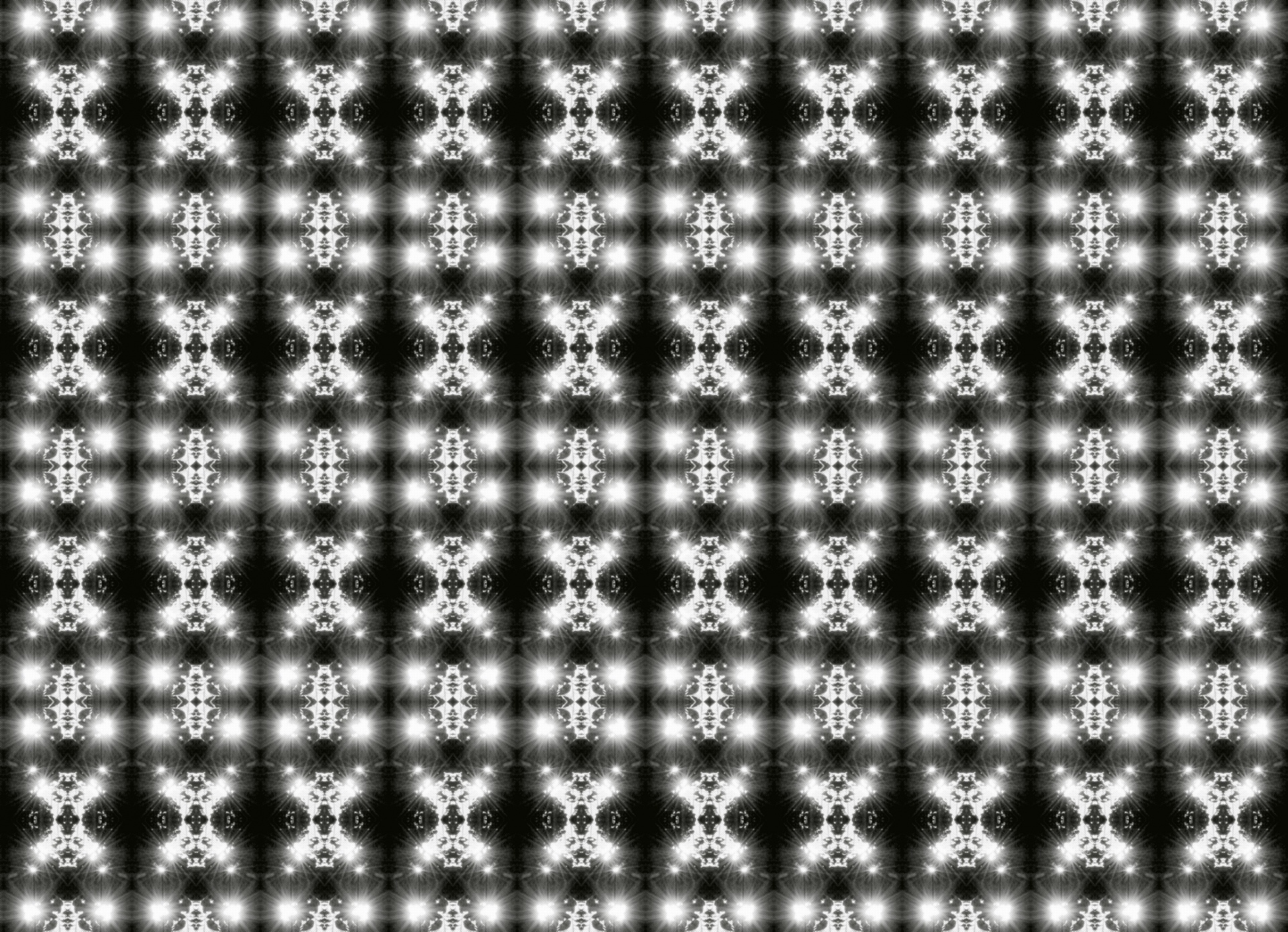 Intersecting Black & White Pattern