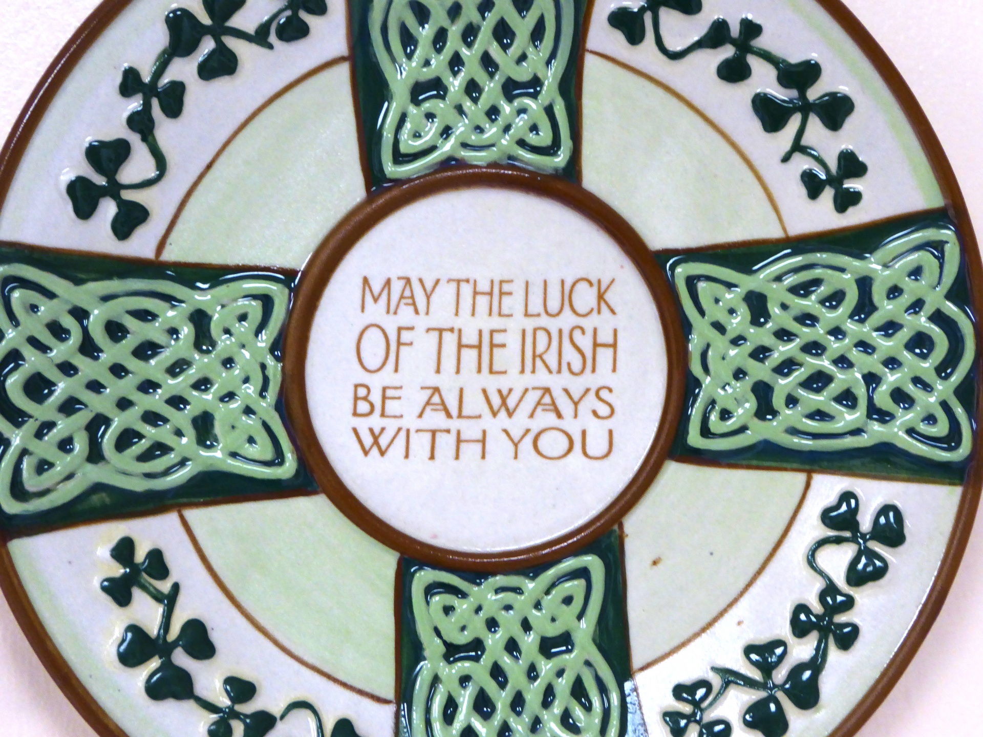 Placa bênção irlandesa