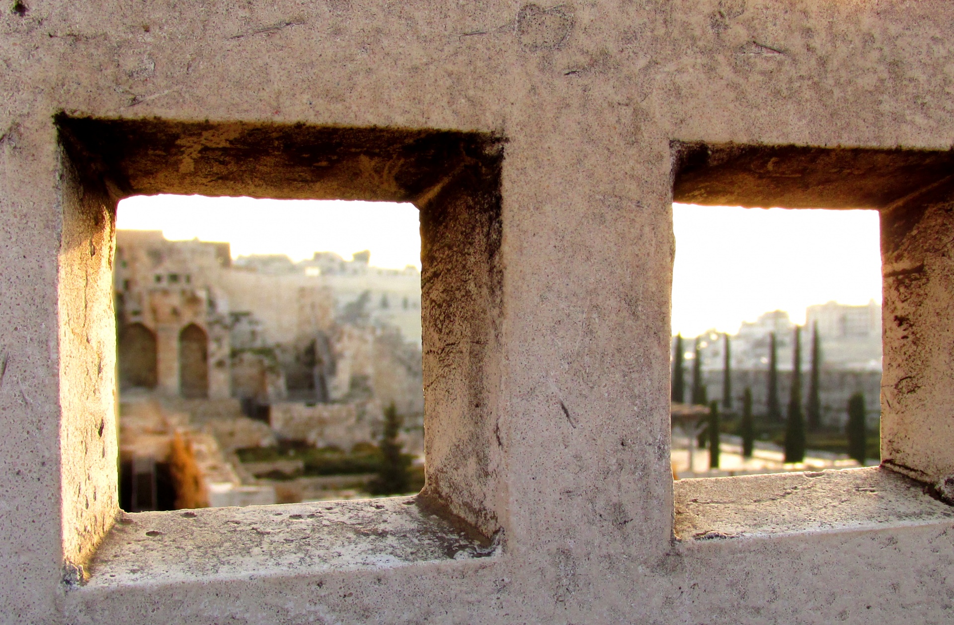 Jerusalén antigua de la ciudad de Sunris