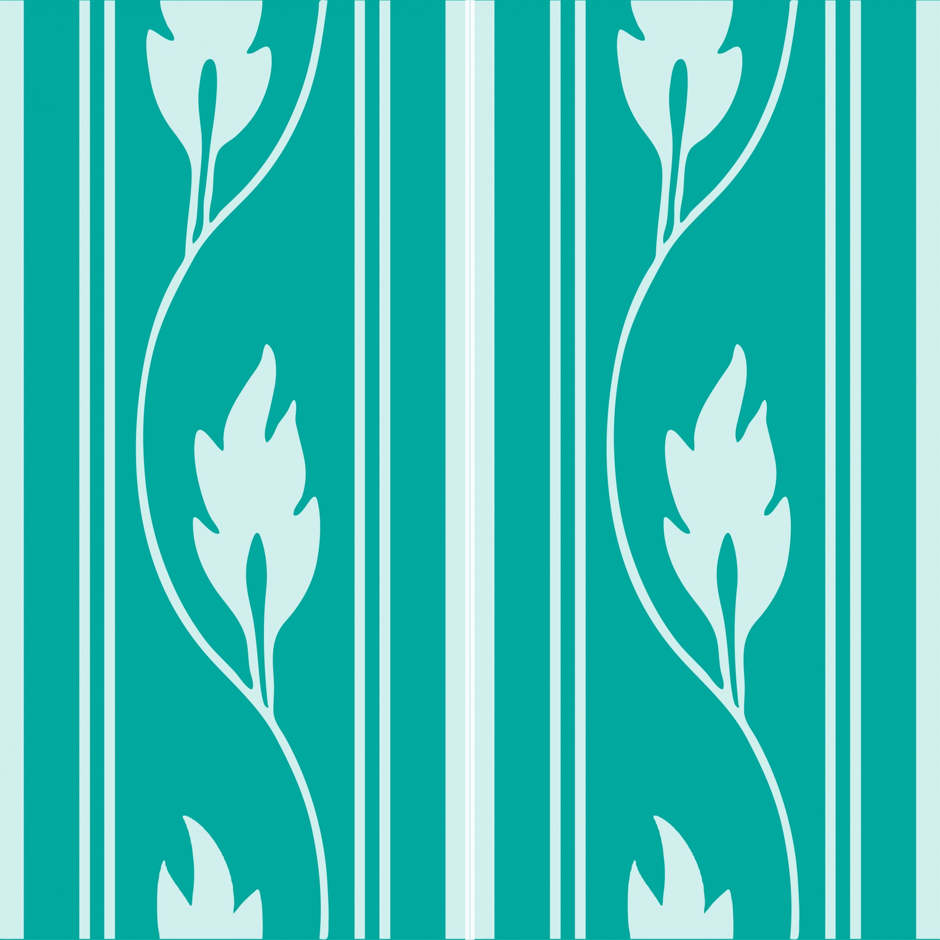リーフの壁紙緑のパターン