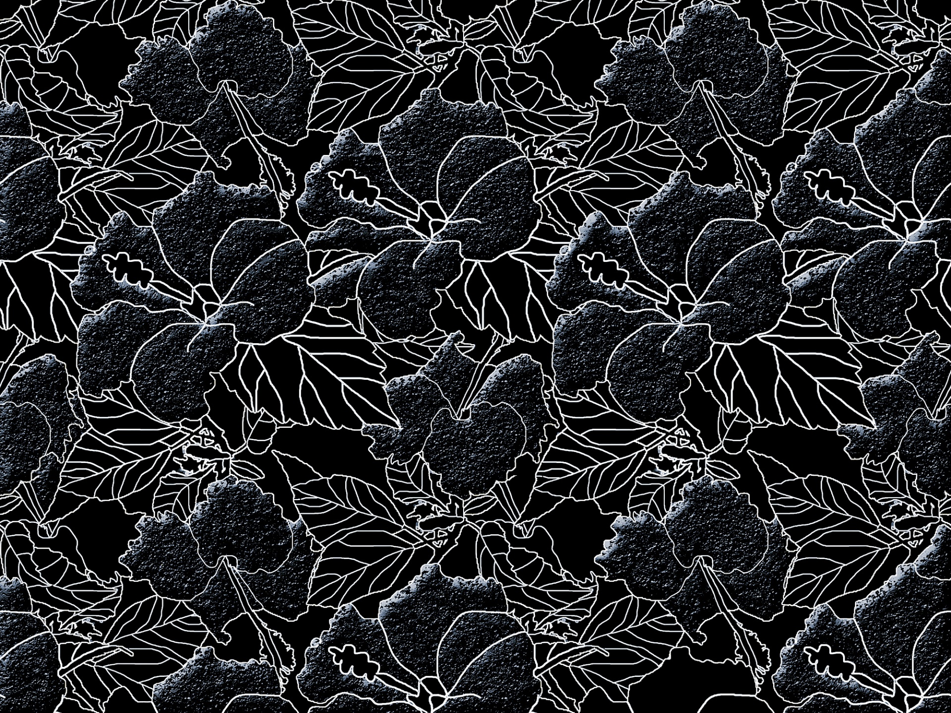 Lineart Floral Pattern 1