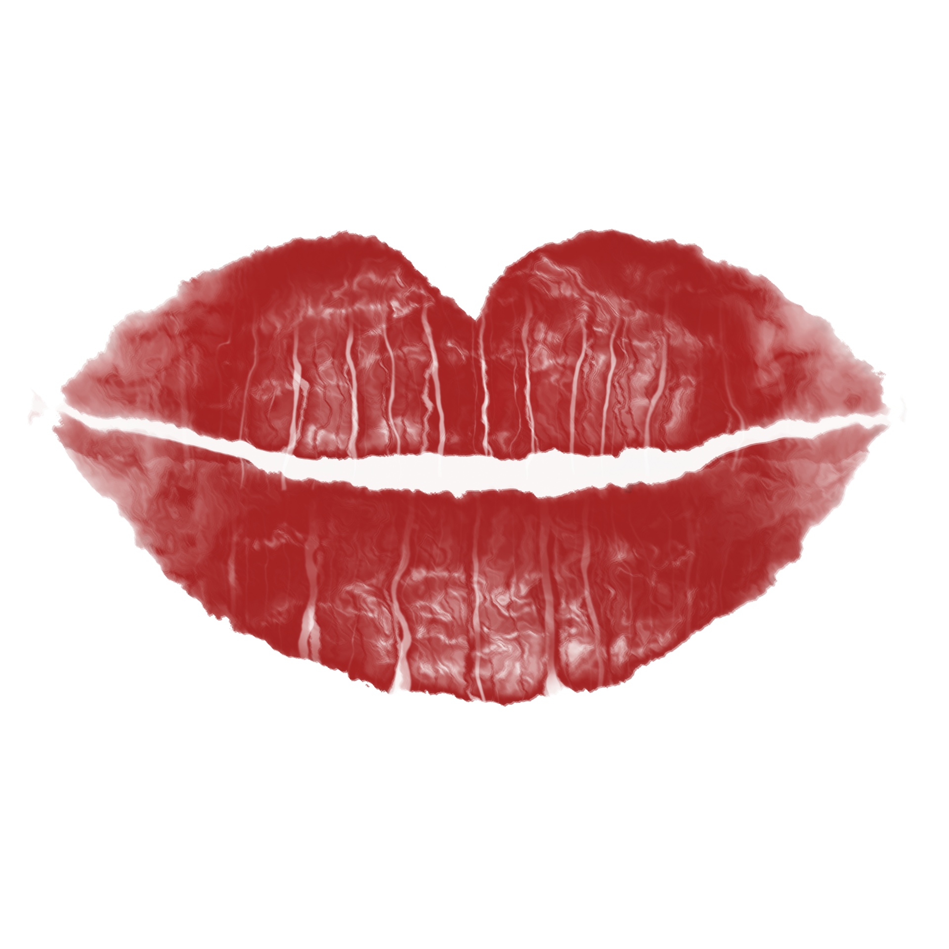 口紅のキス