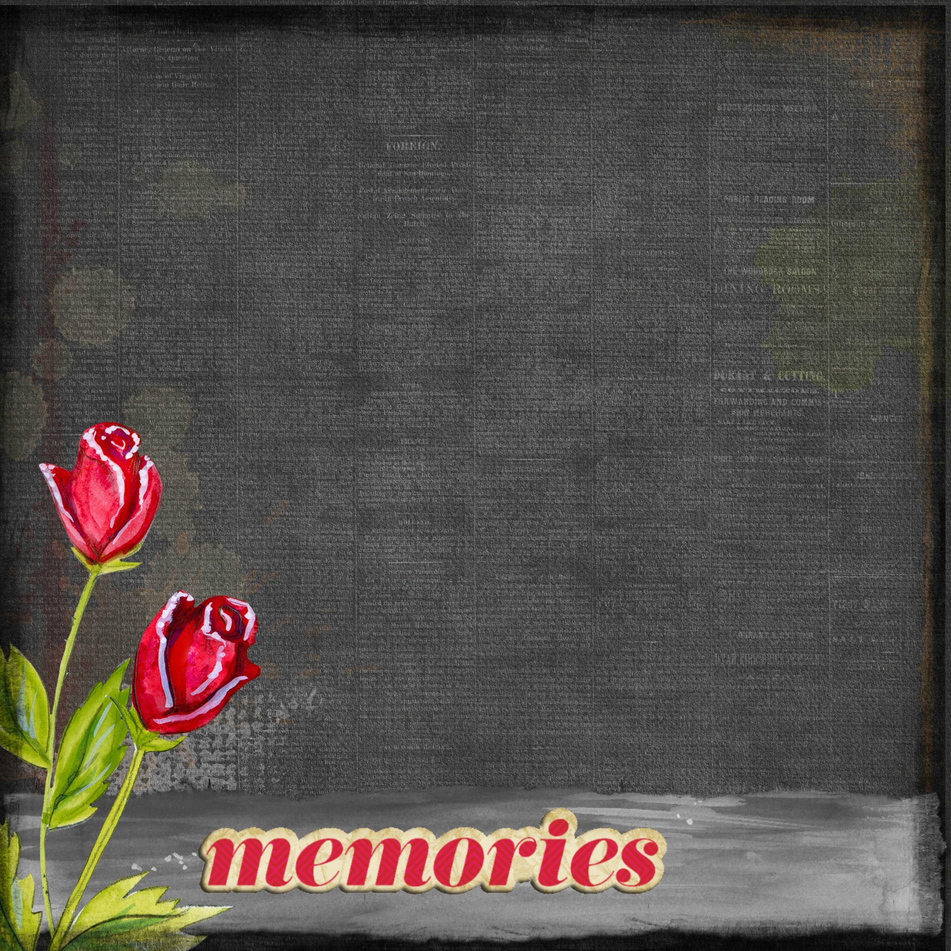 Memories Background Scrapbook Retro