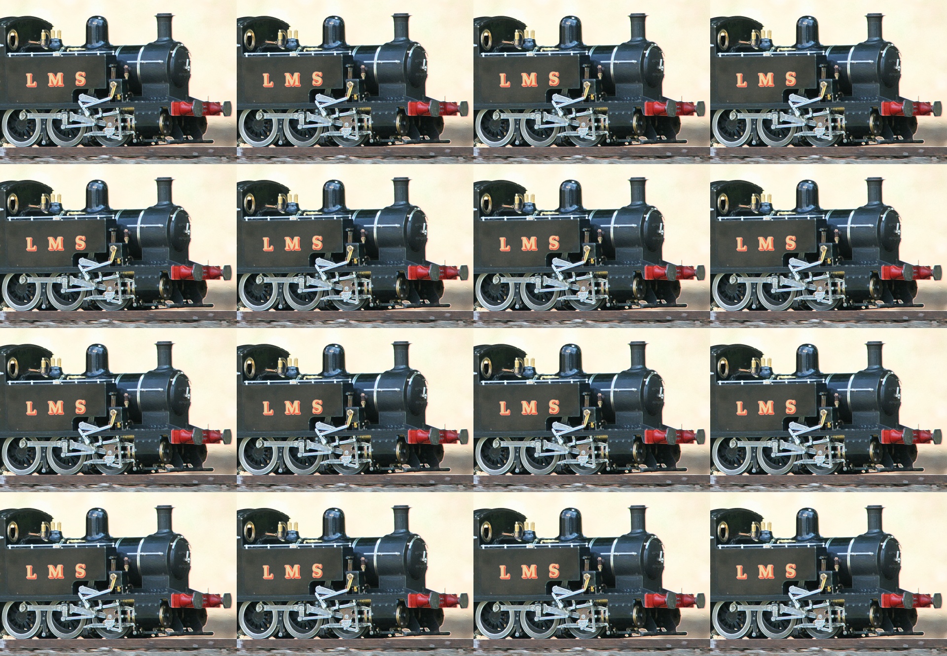モデル蒸気機関車の壁紙