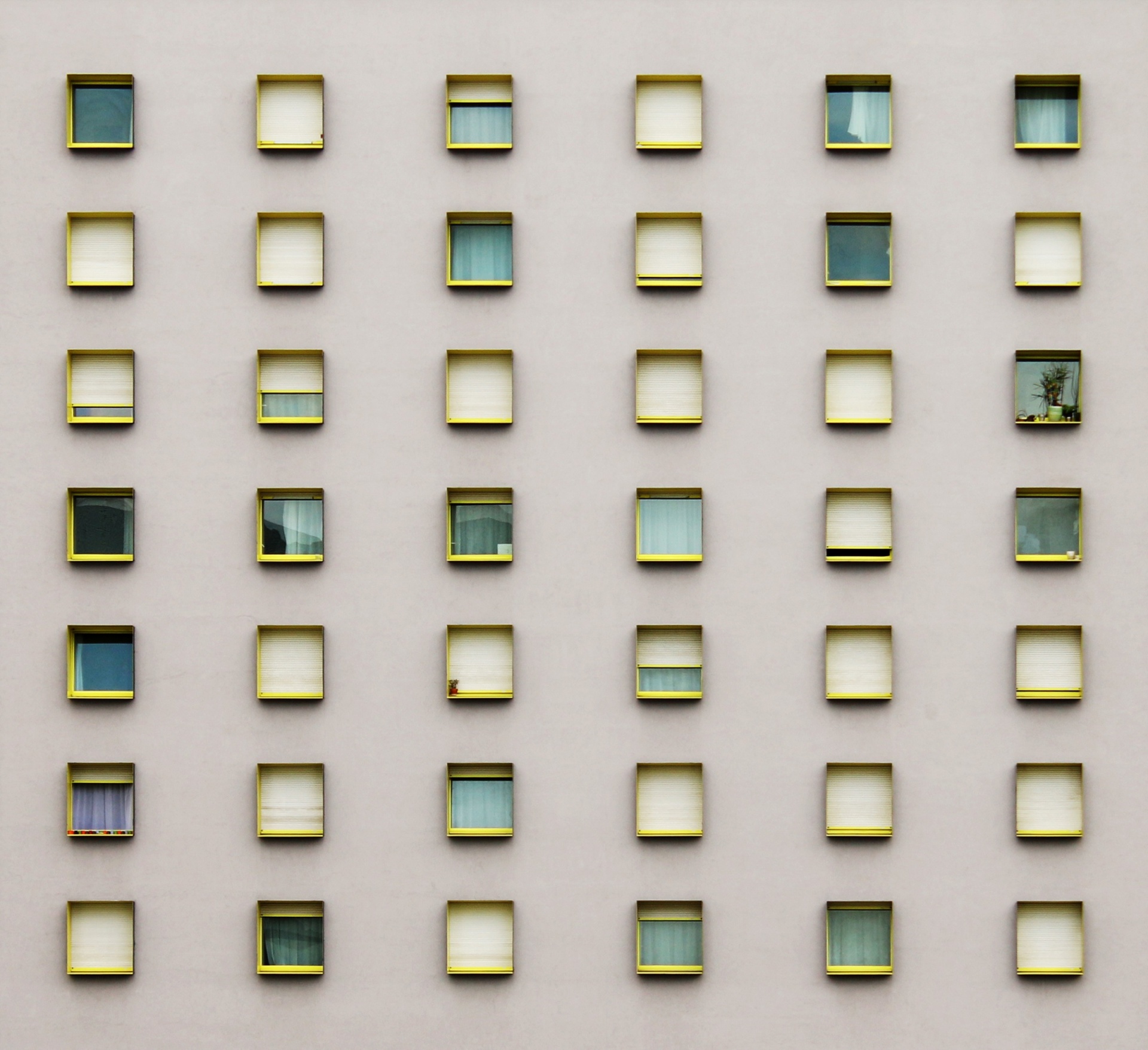 Modern Building Window Pattern