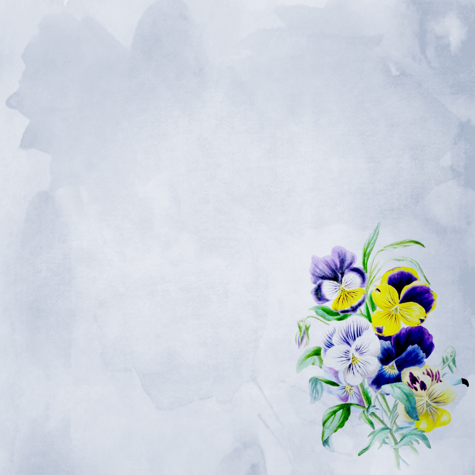 Pansy Flowers Wallpaper Background