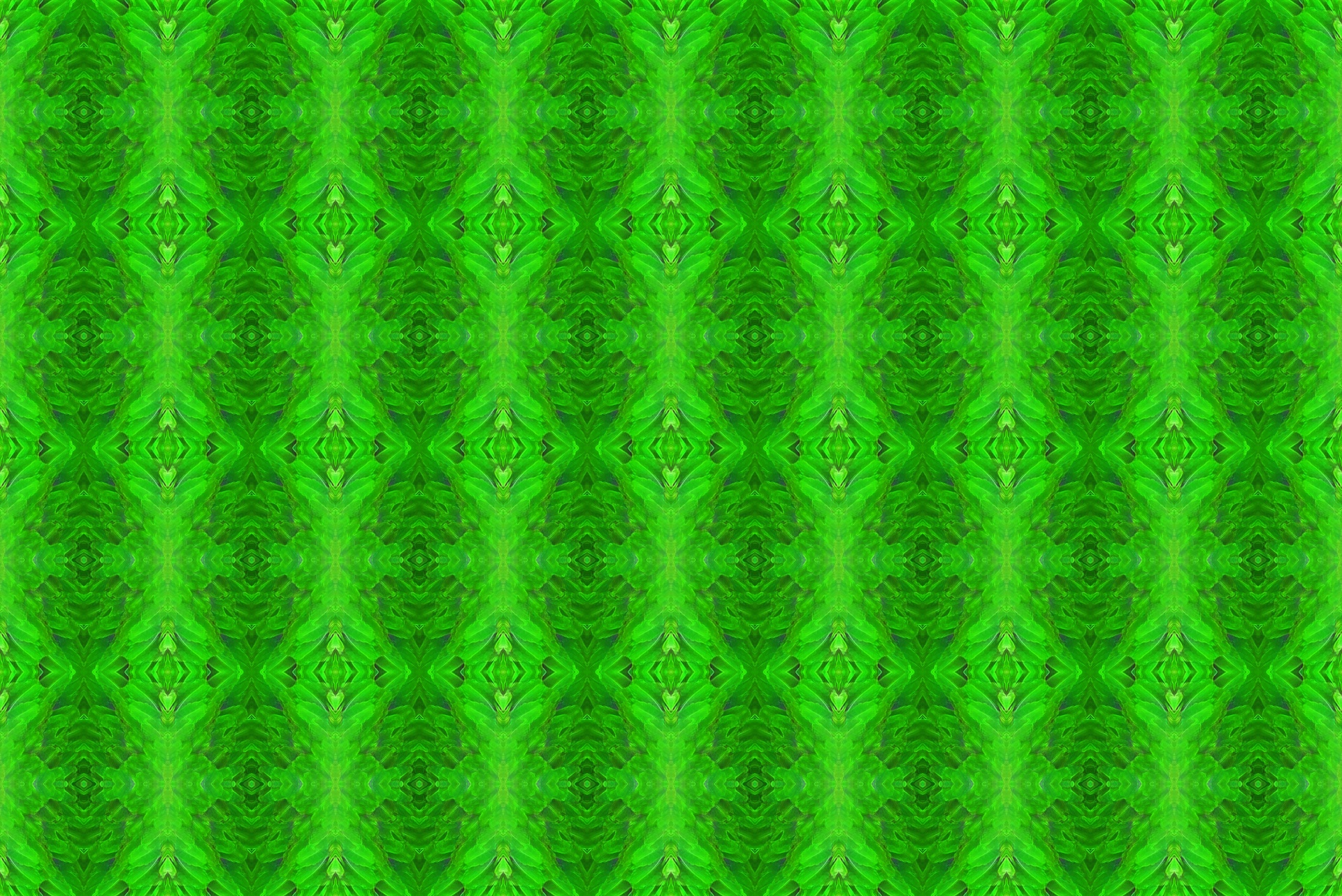 Patrón en tonos de verde