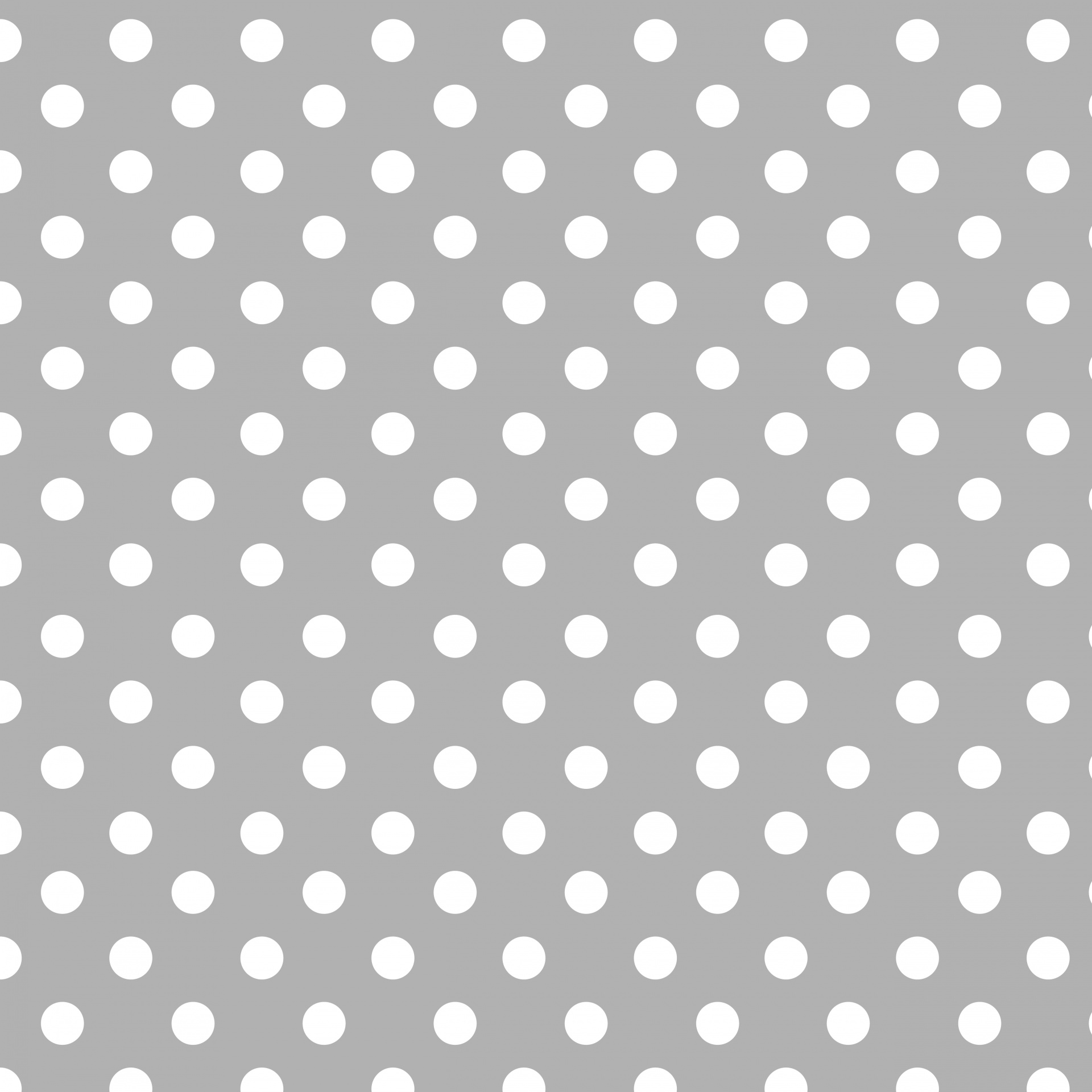 Polka Dots In Grey & White