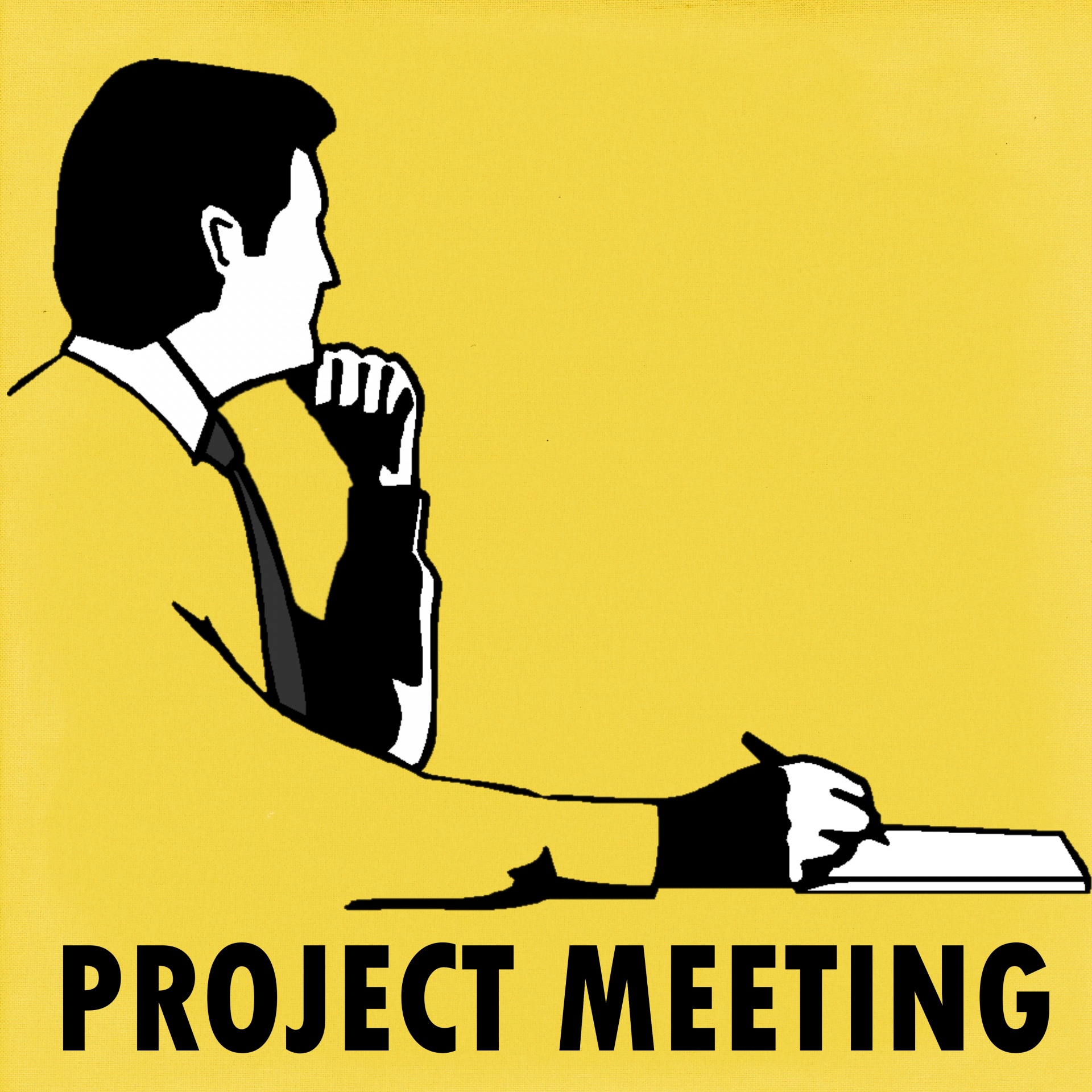 Project Meeting Planning Sign