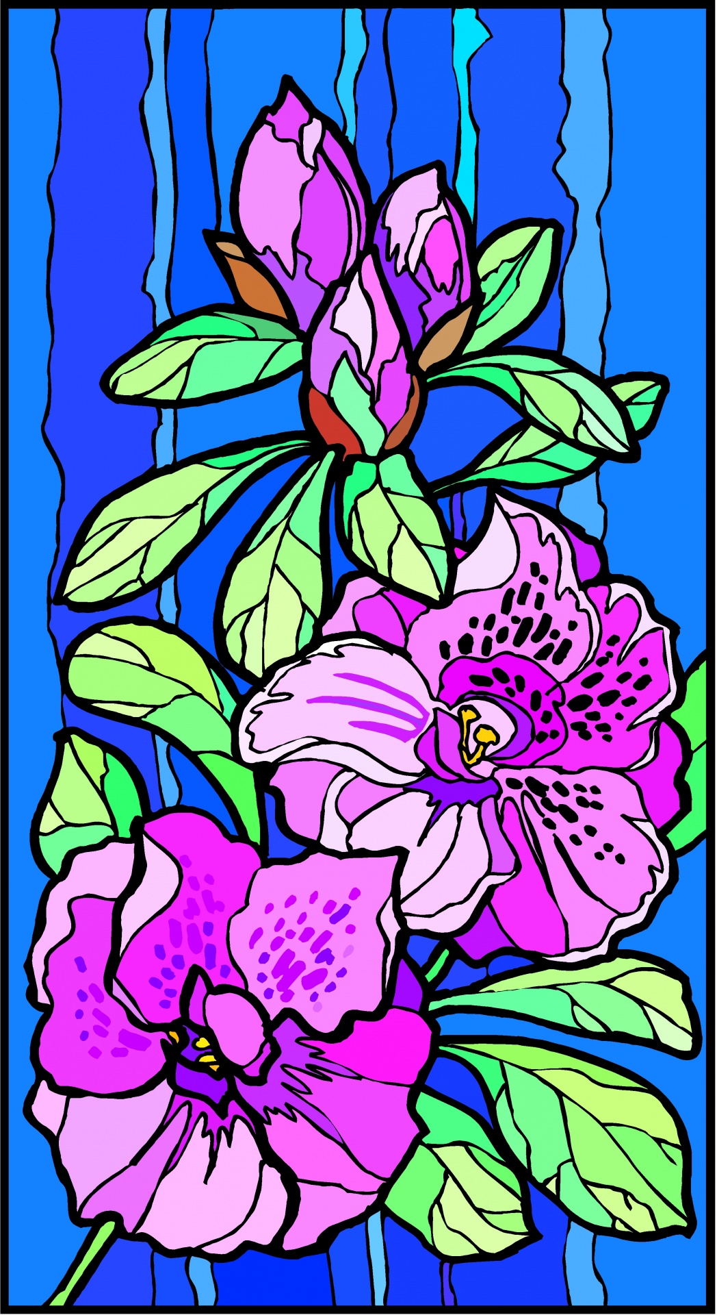 Flores roxo da fantasia do Lilac