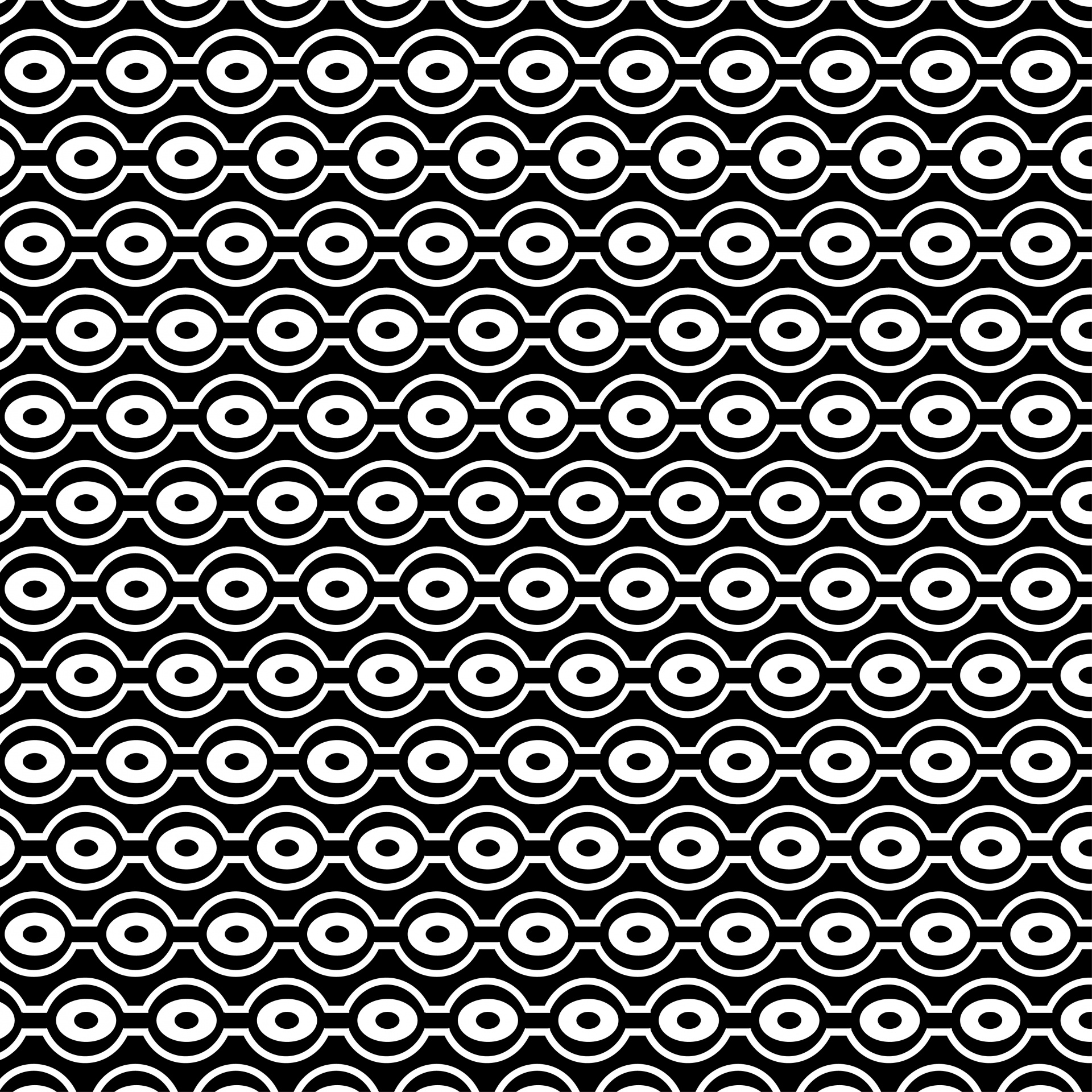Retro Circles Wallpaper Pattern