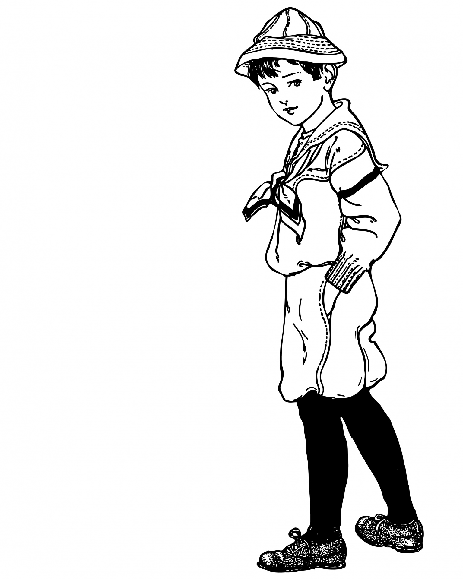 Sailor Boy Vintage Clipart