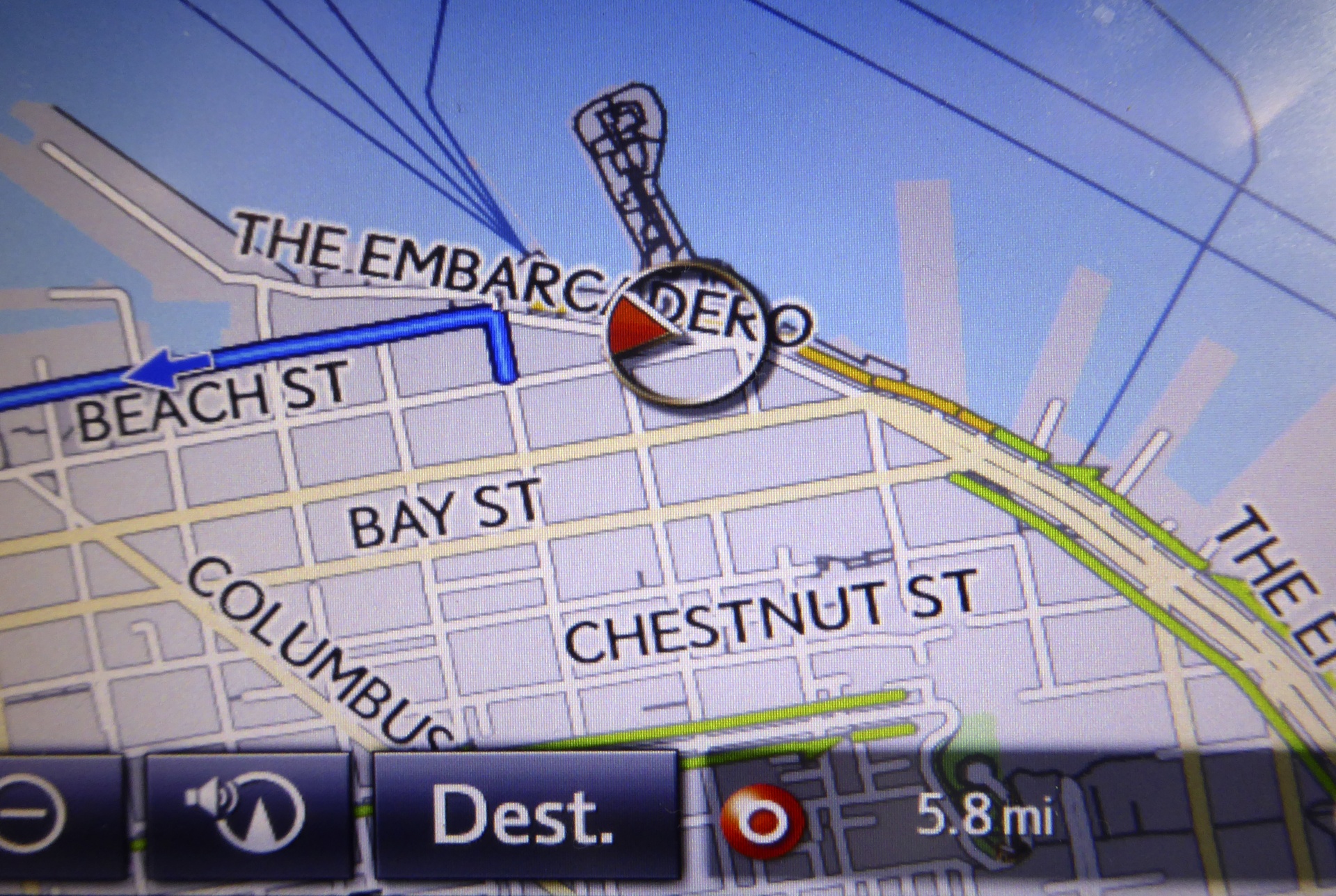 San Francisco Embarcadero GPS