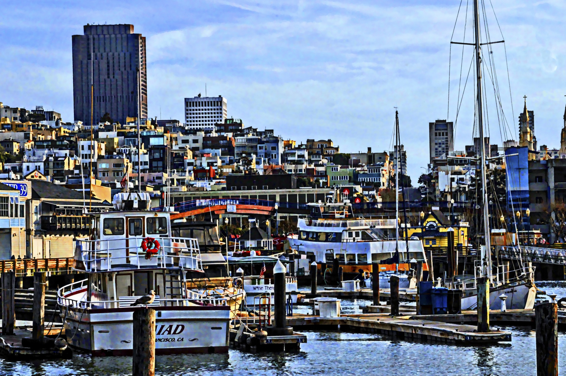 San Francisco porto e da cidade