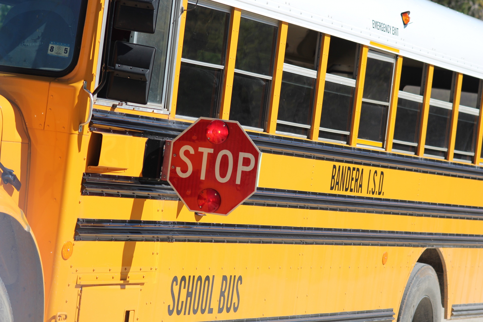 Parada del autobús escolar