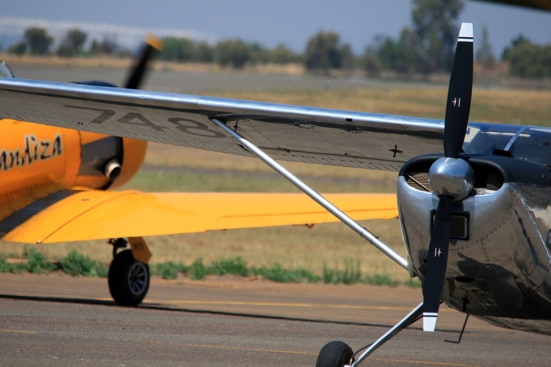 Silver Wing Cessna cruzar amarillo