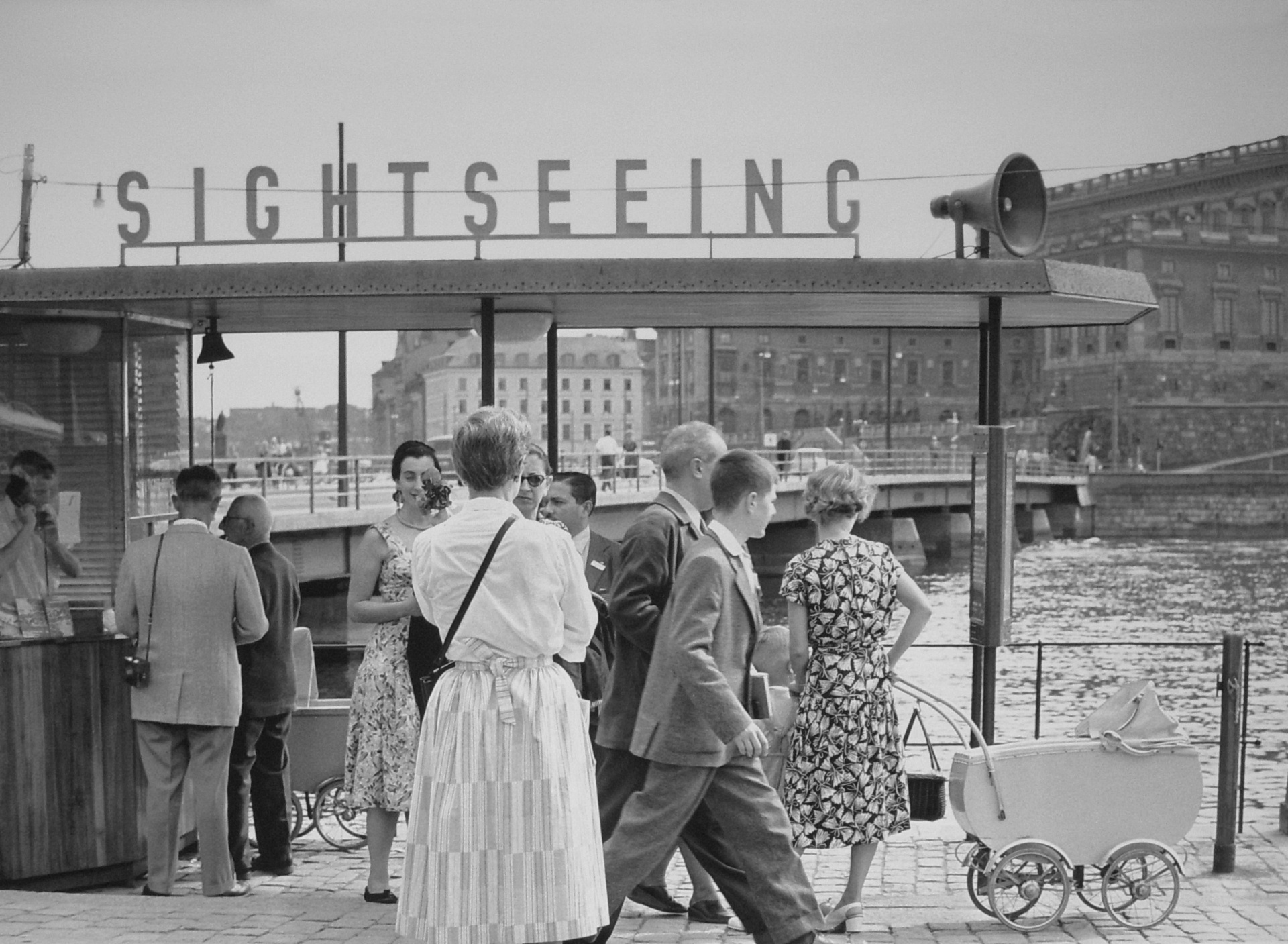 Stockholm Street Foto Vintage