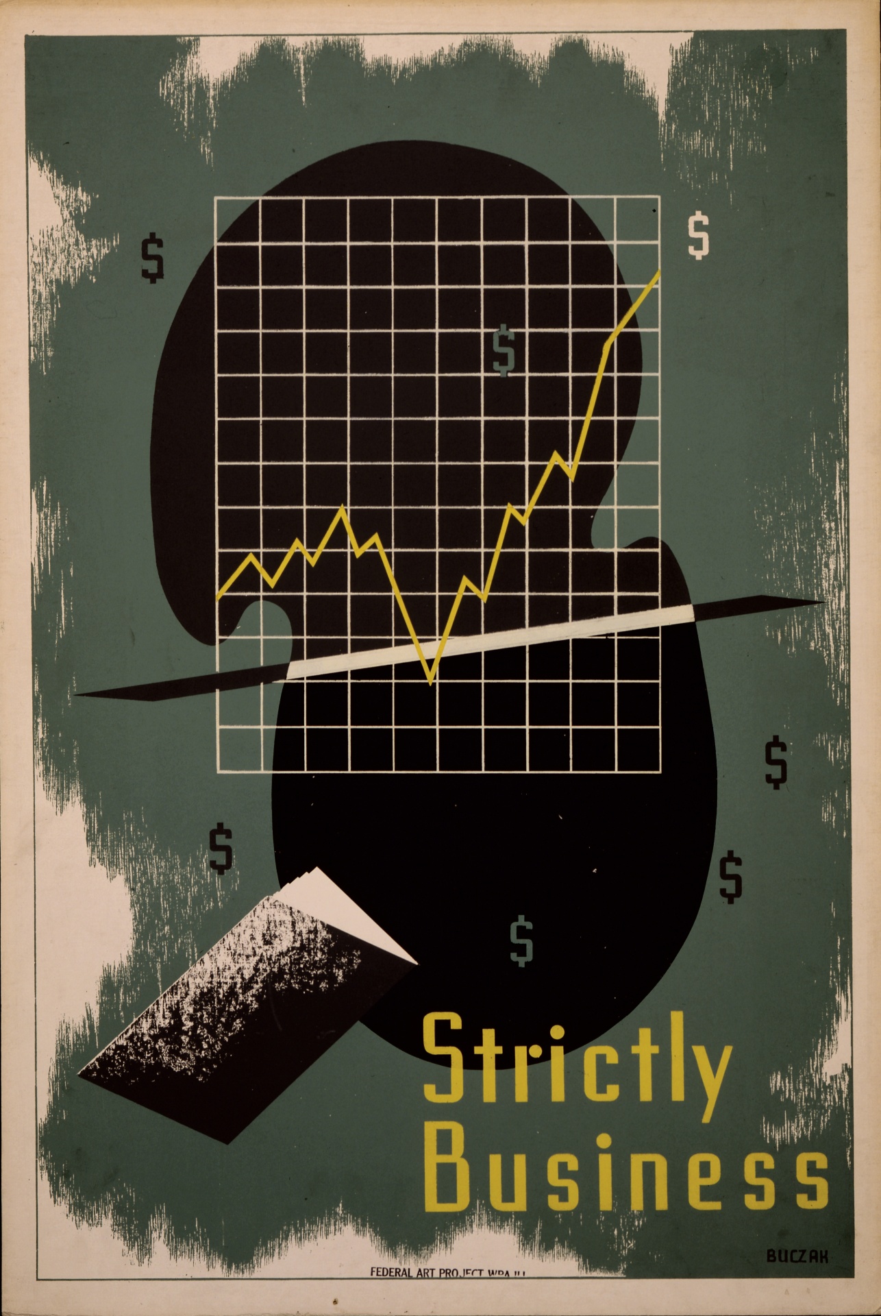 Strictly Business Vintage Poster