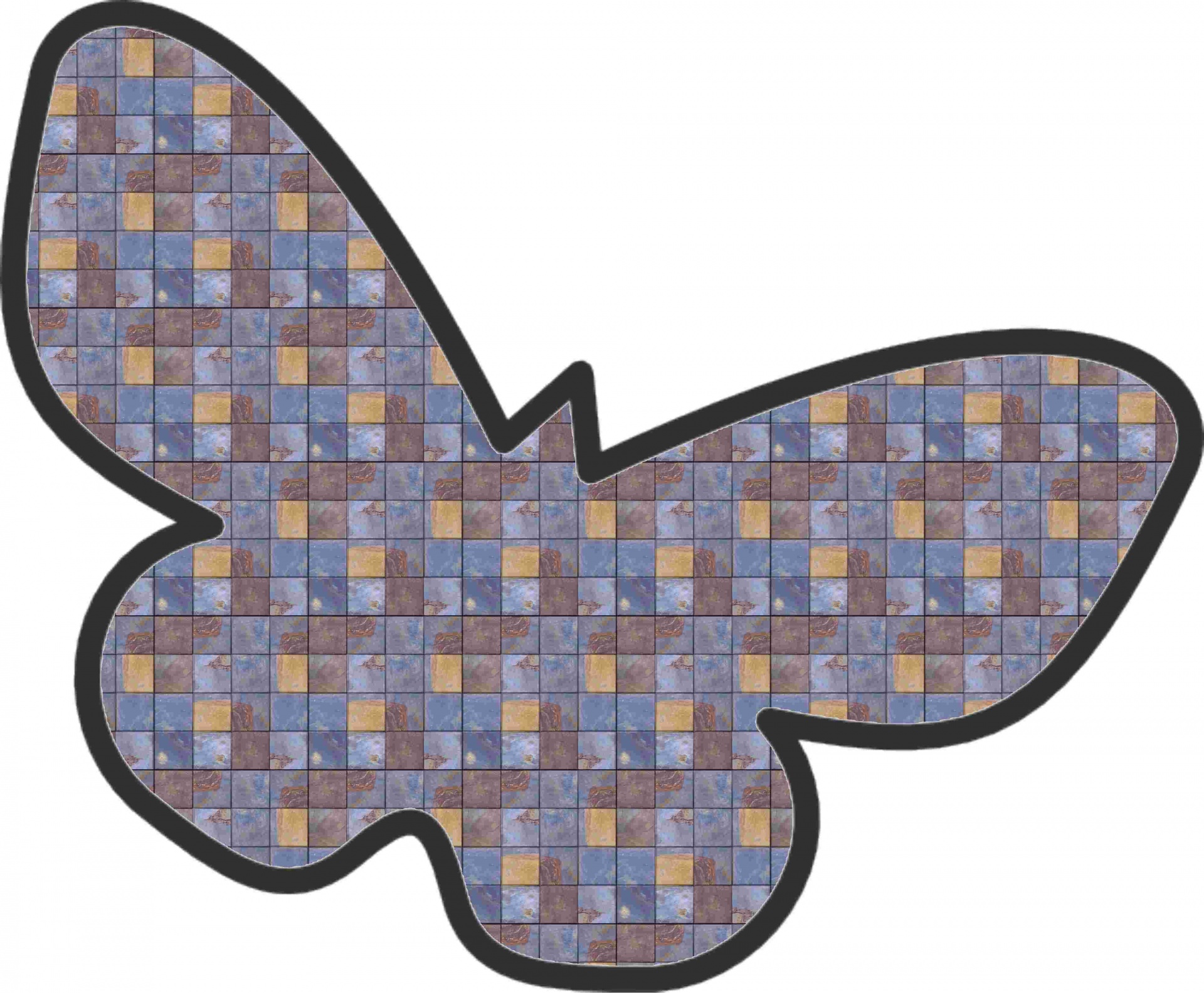 Mariposa azulejos