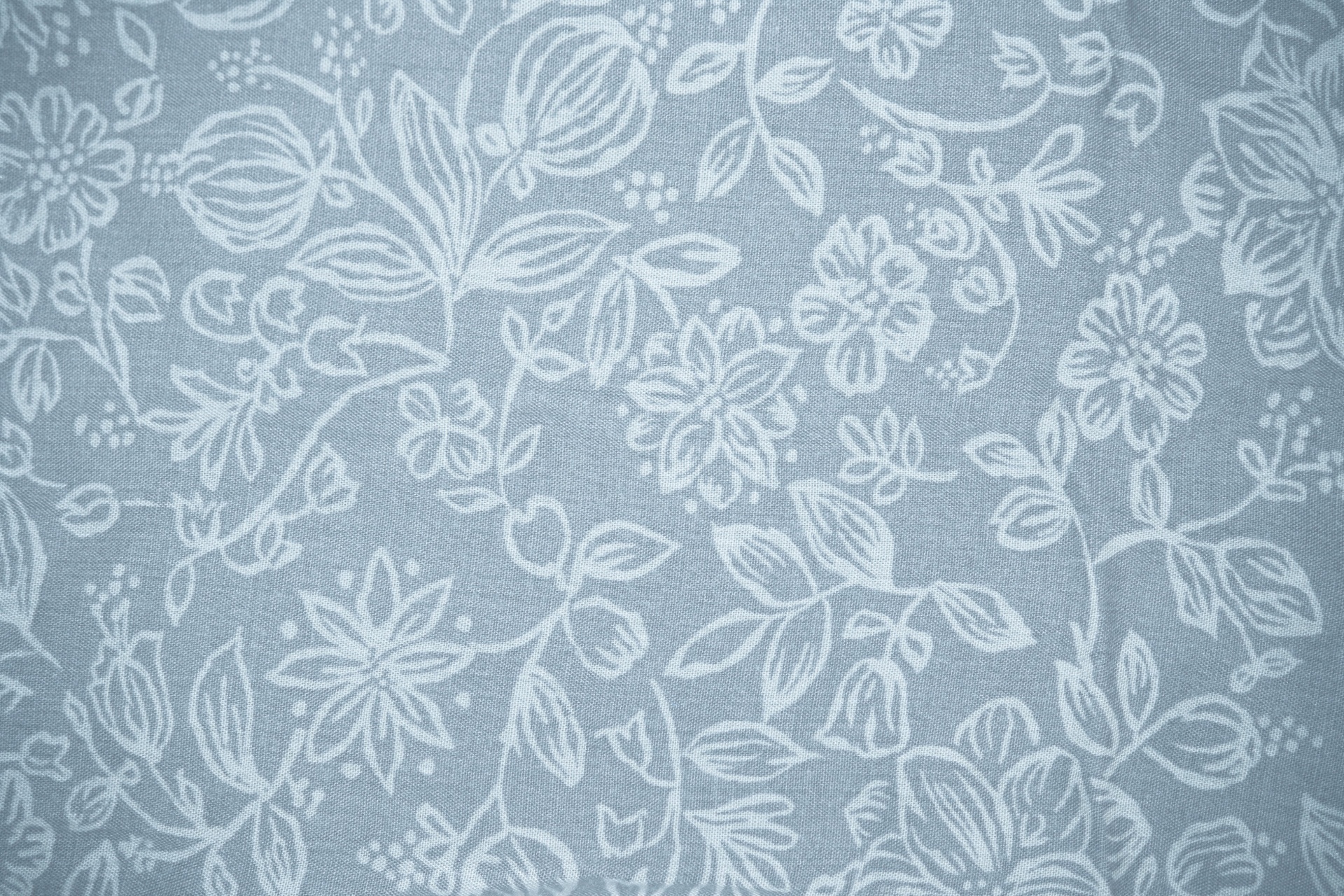 Virágos Light Blue Fabric