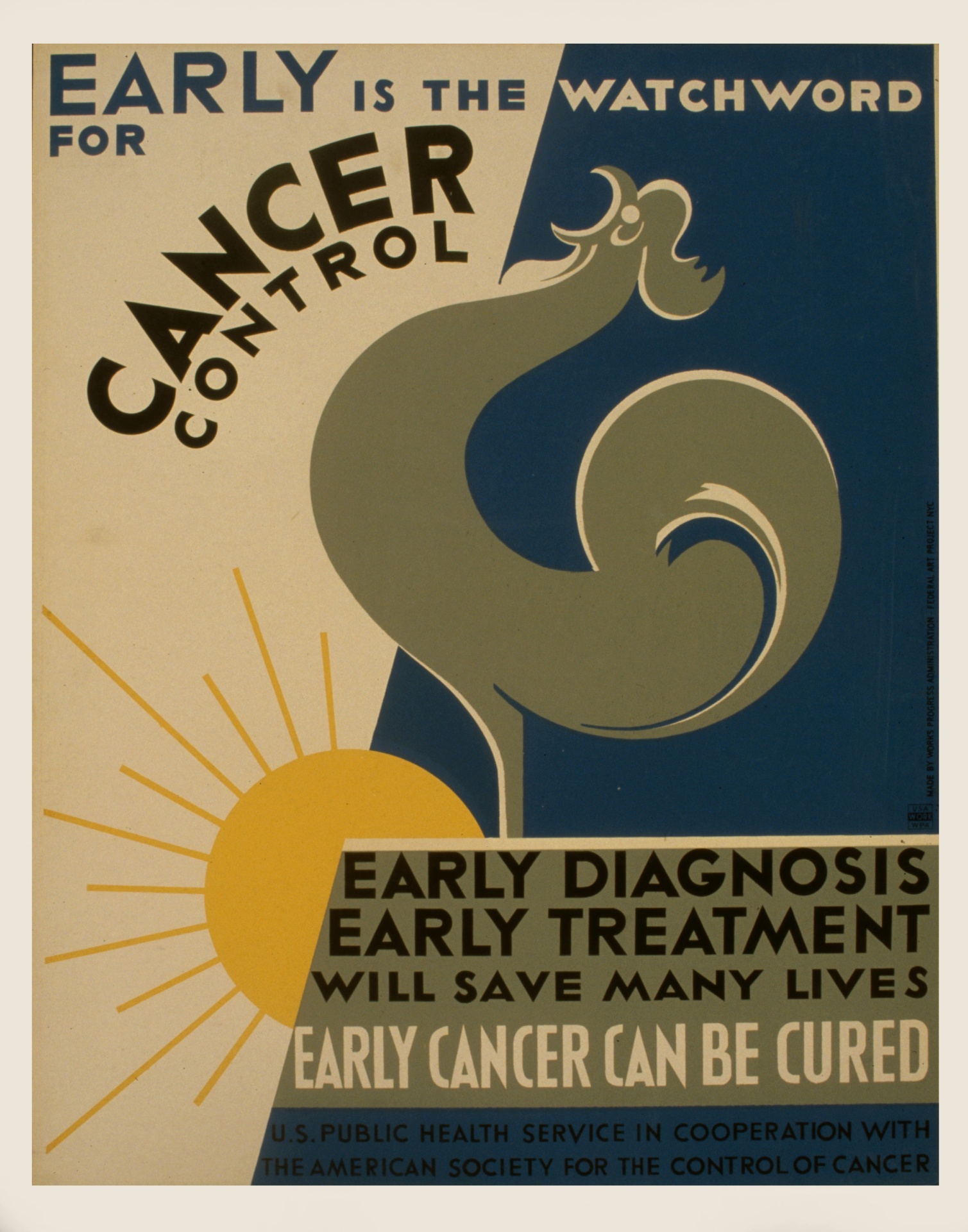 Poster Cancro do vintage