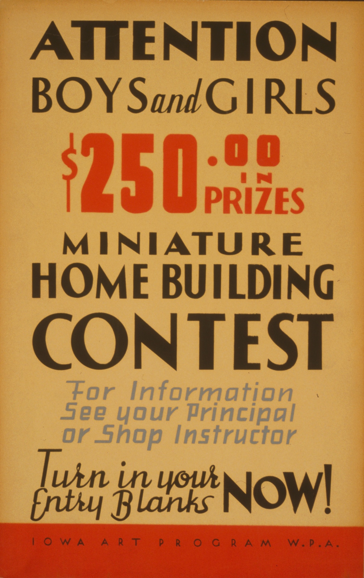 Vintage Contest Poster