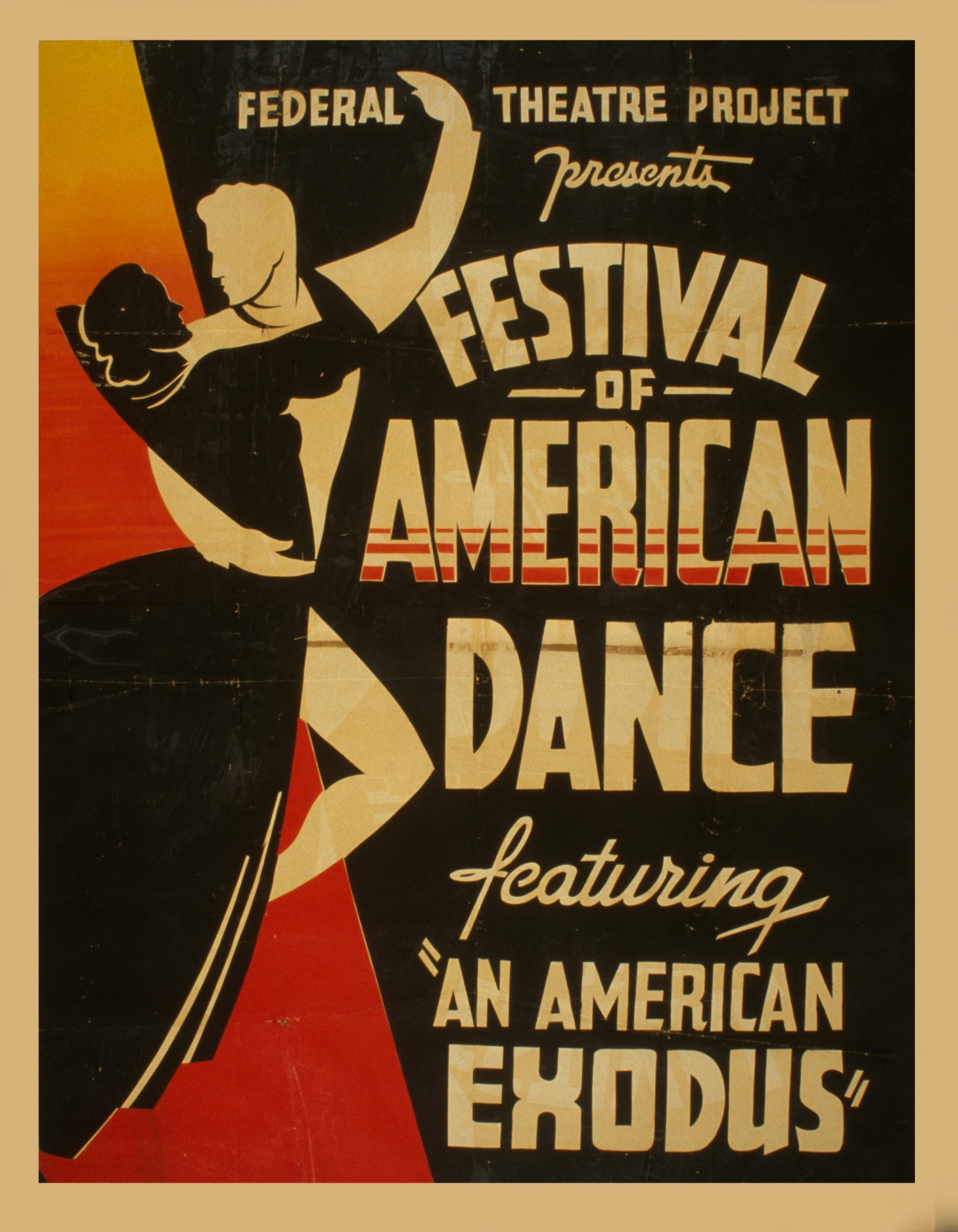 ヴィンテージ・ダンス・フェスティバルのポスター