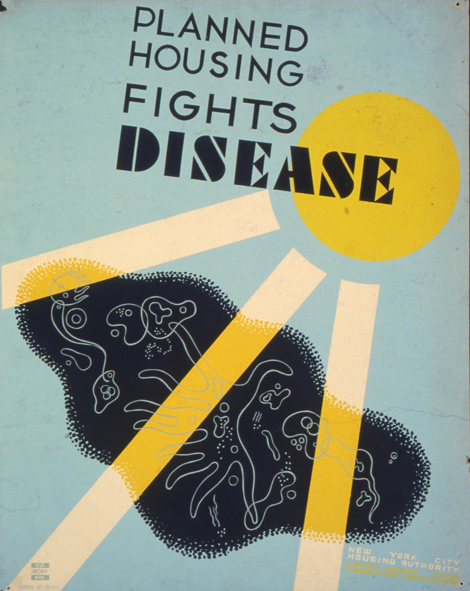 Poster Doença Vintage