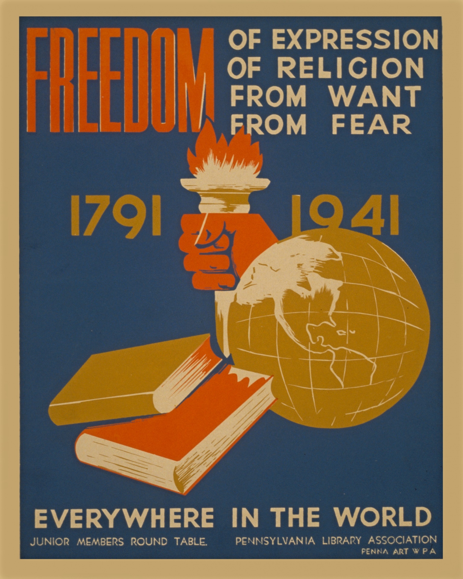 Poster Freedom Vintage