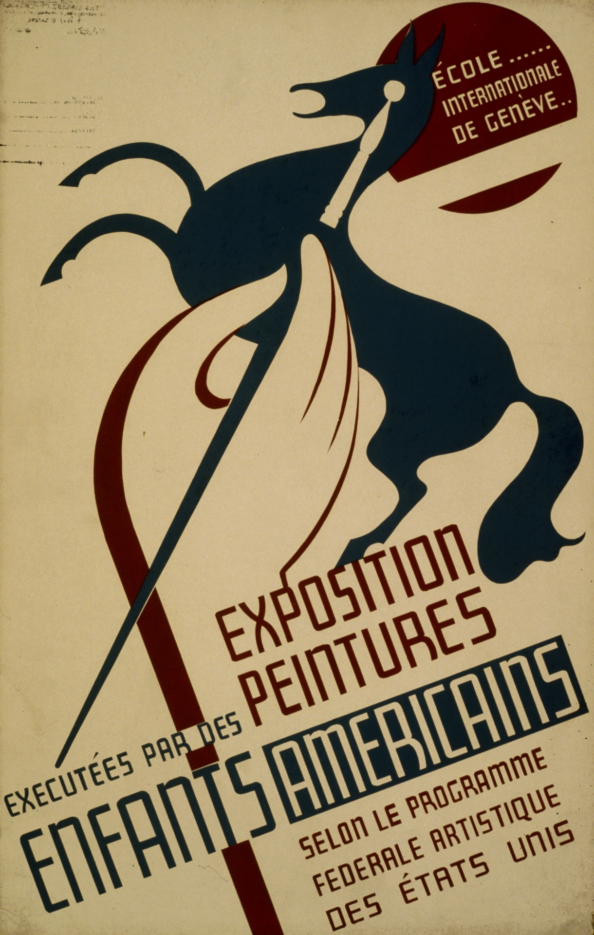 Poster francês do vintage