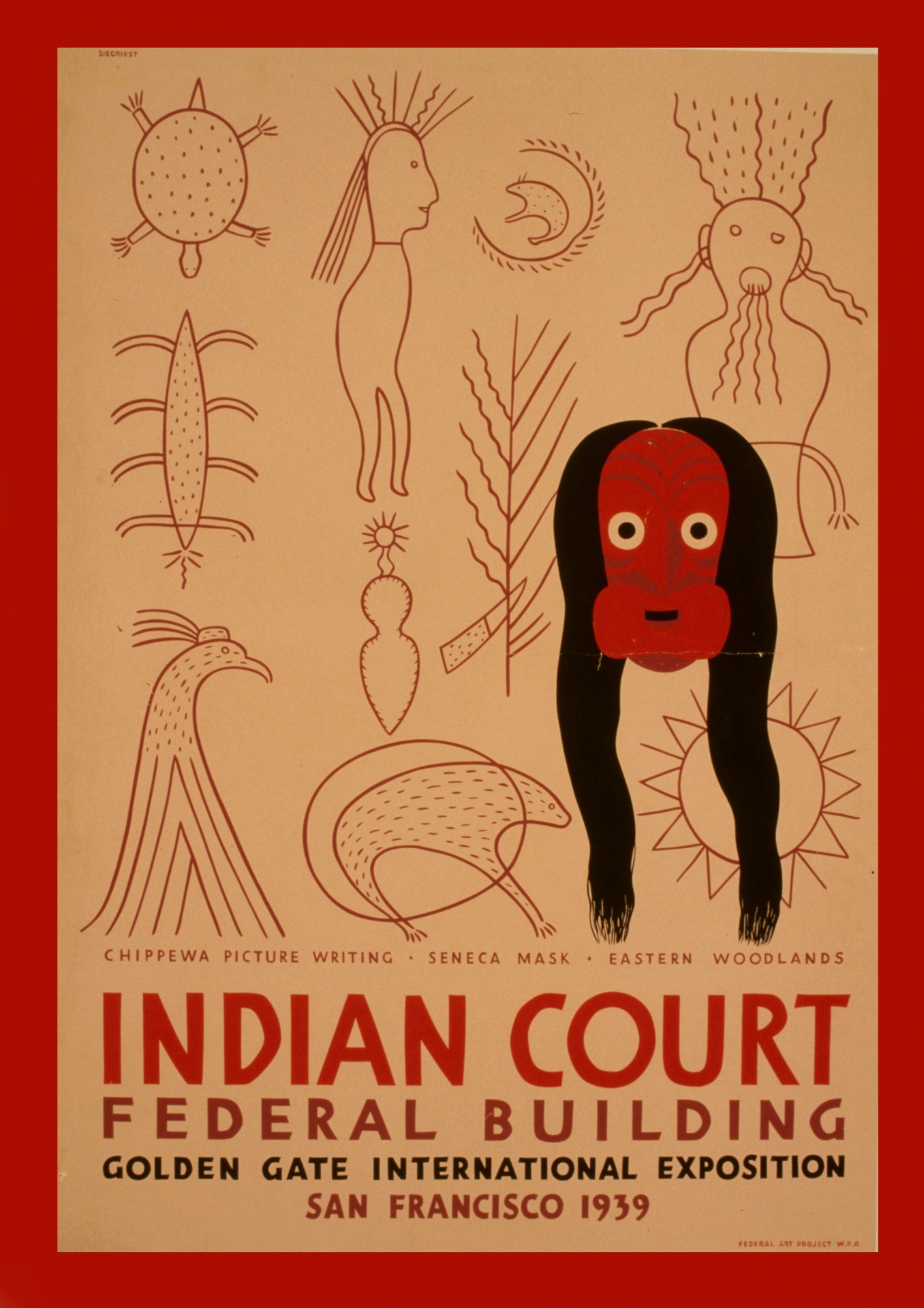 Vintage India Poster