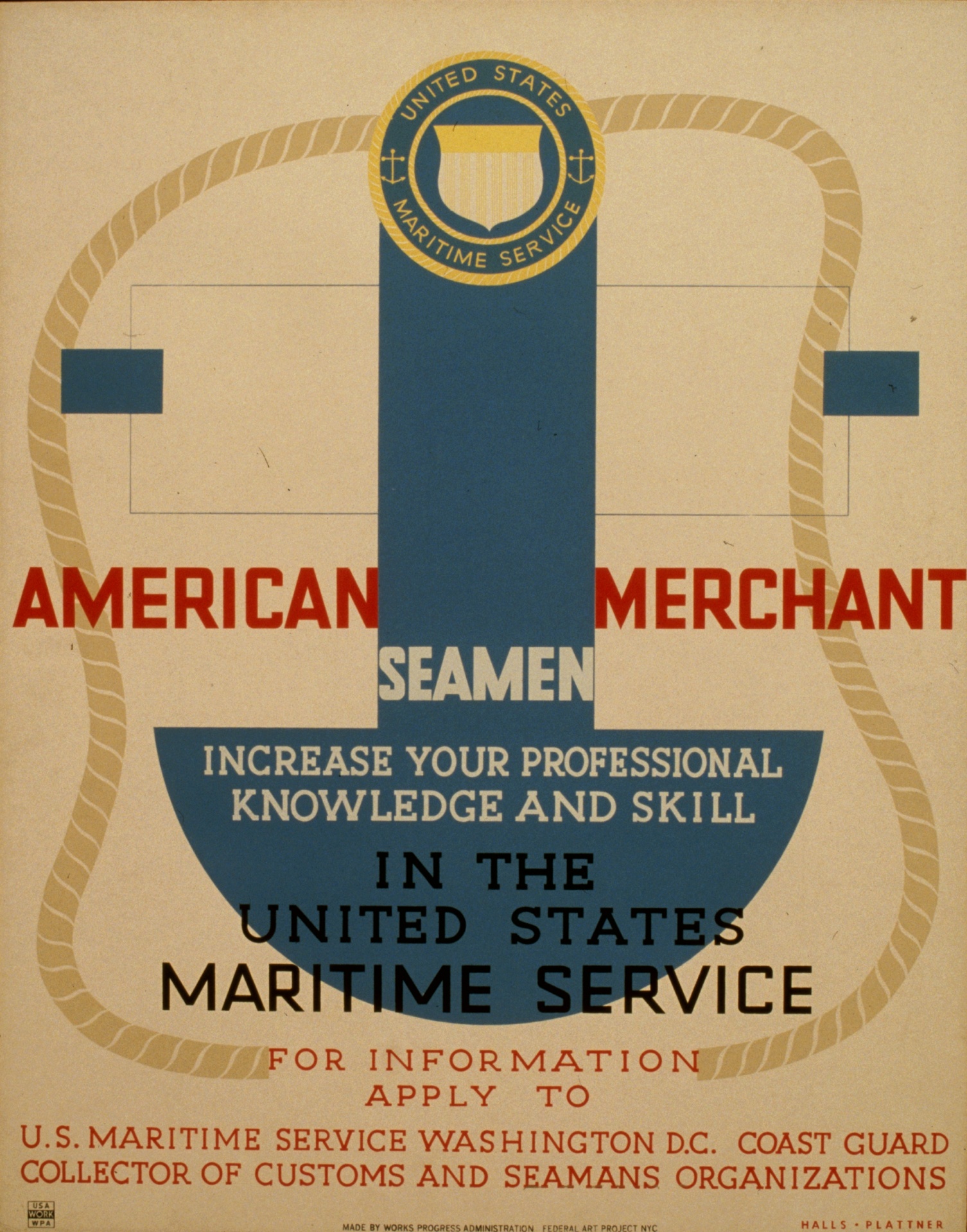 Affiche Marine Vintage