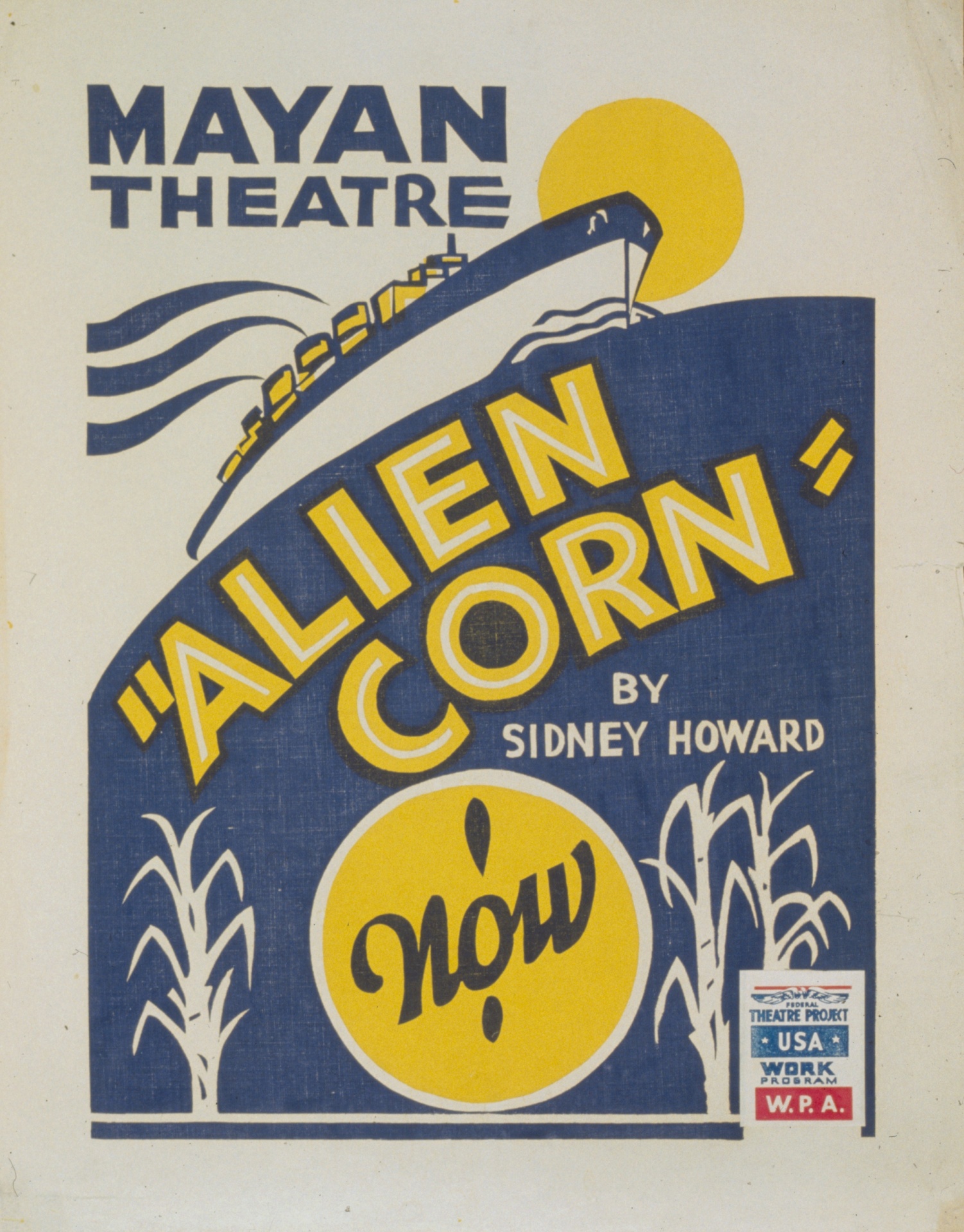 Poster Vintage milho estrangeiro