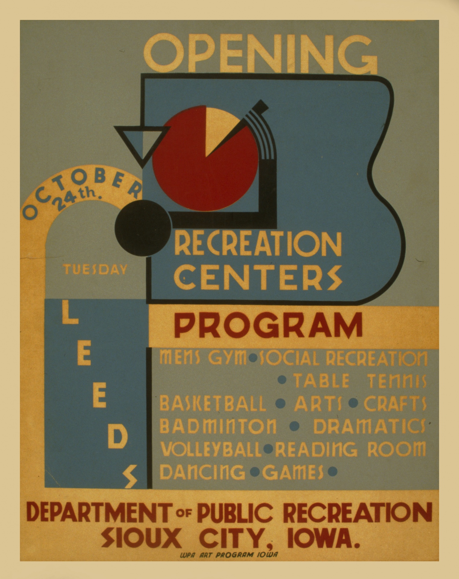 Vintage Recreation Poster