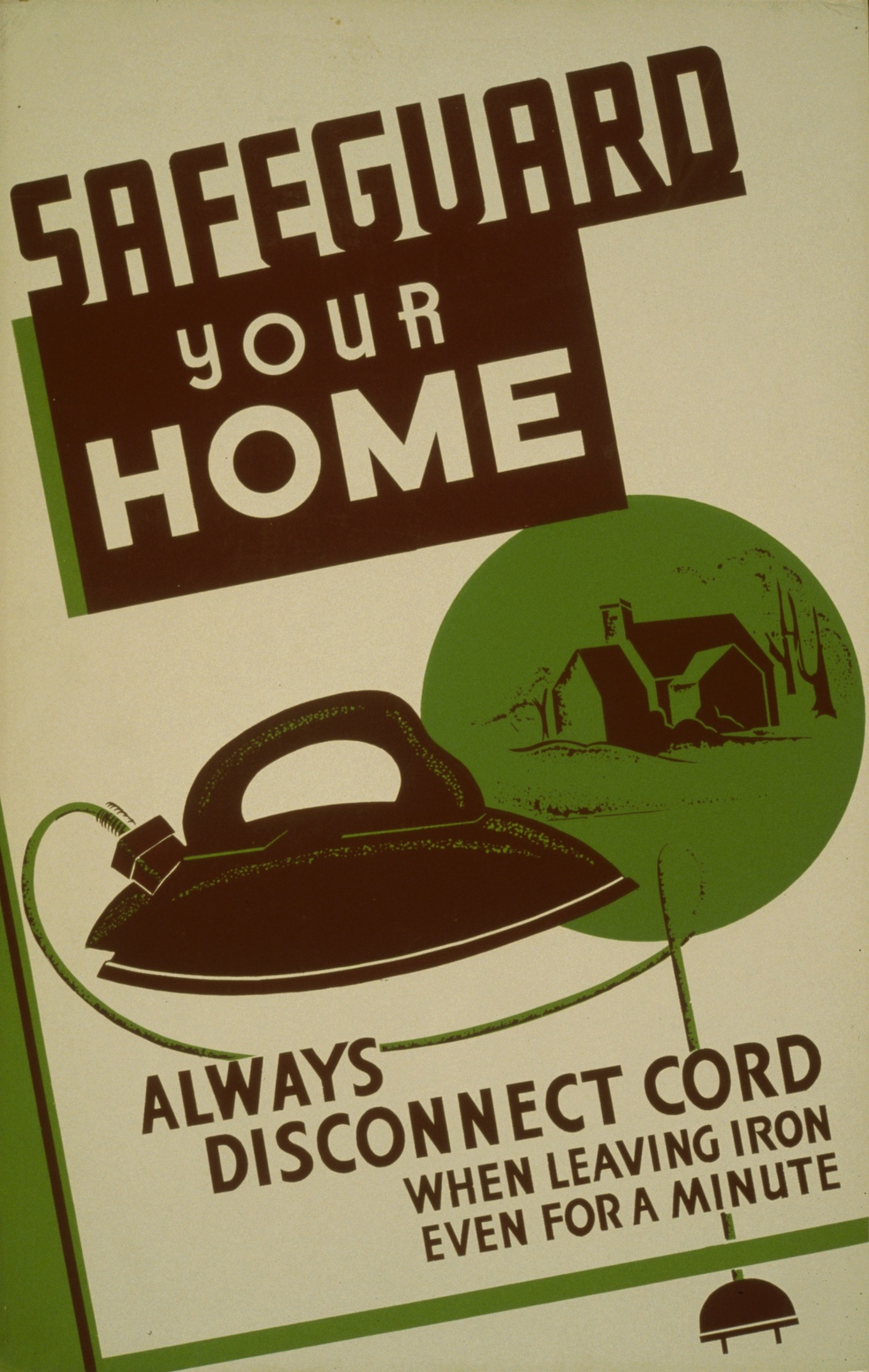 Poster Segurança Vintage