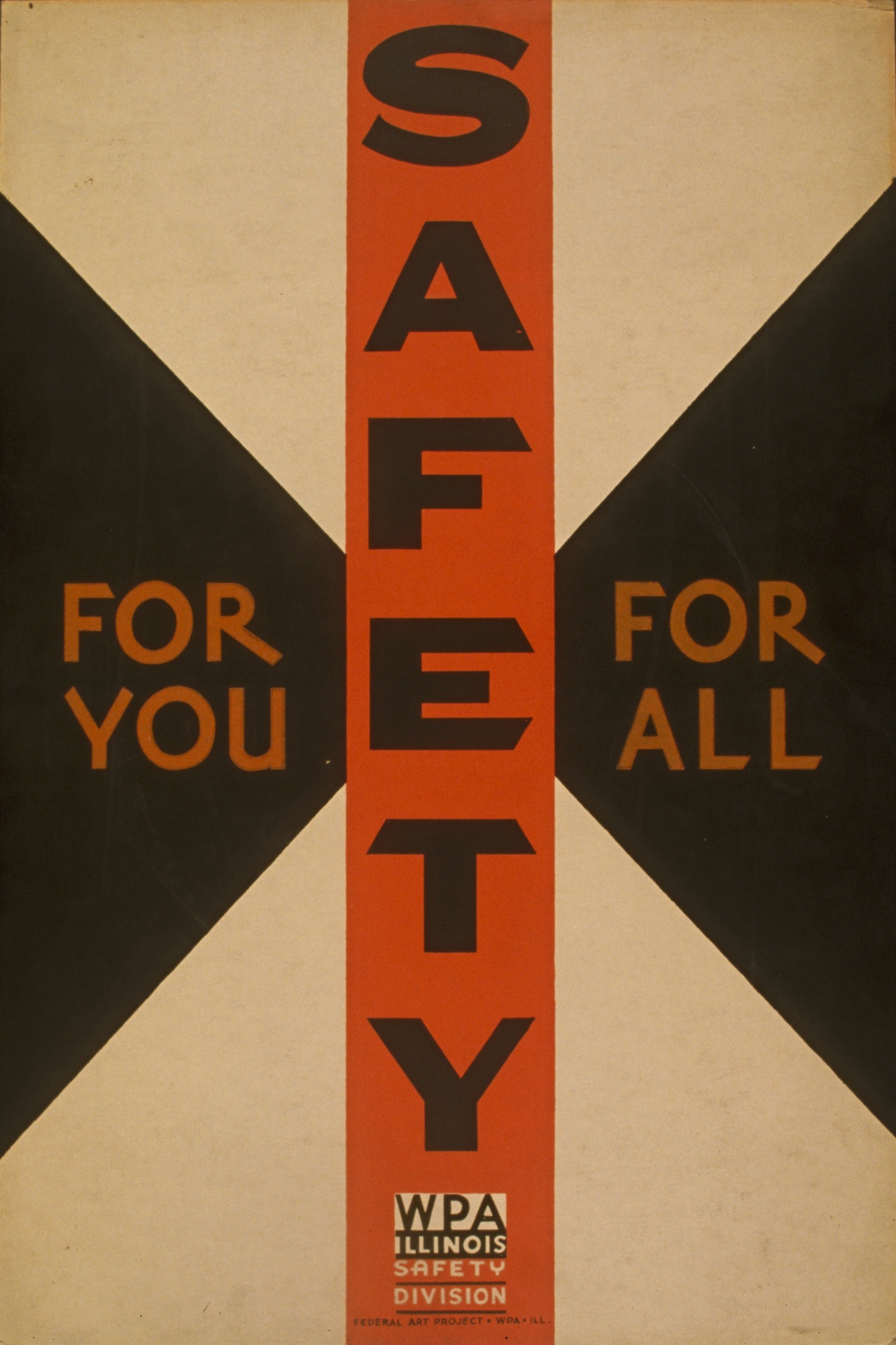 Vintage Bezpečnostní Plakát