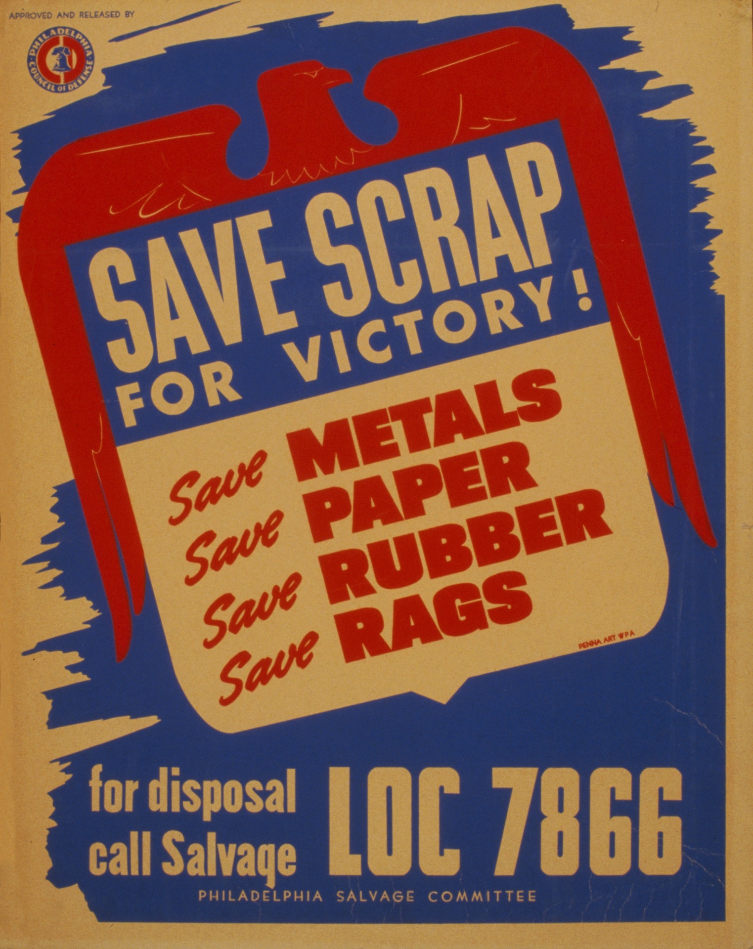 Salvage Poster Scrap Vintage