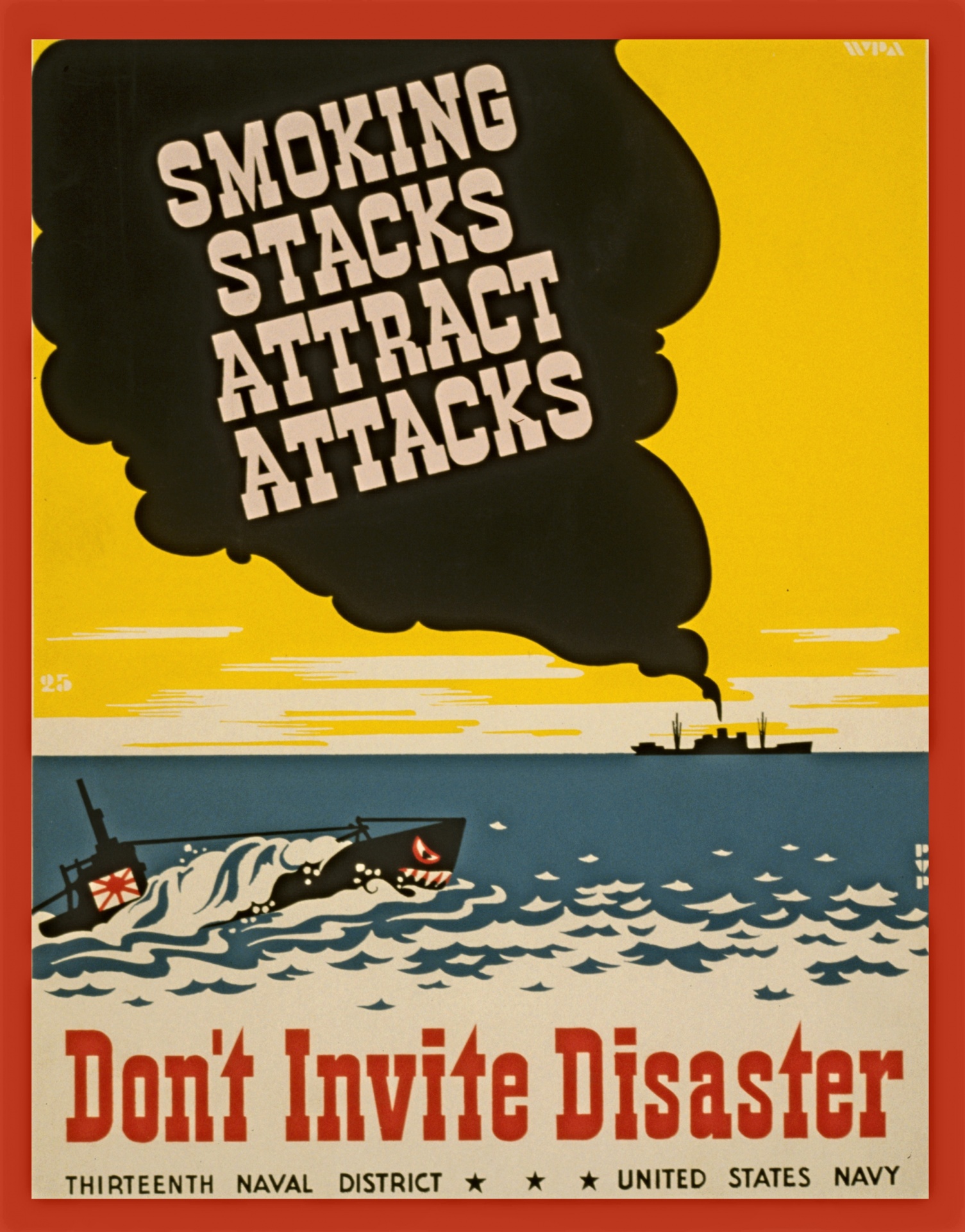 Poster de fumo do vintage