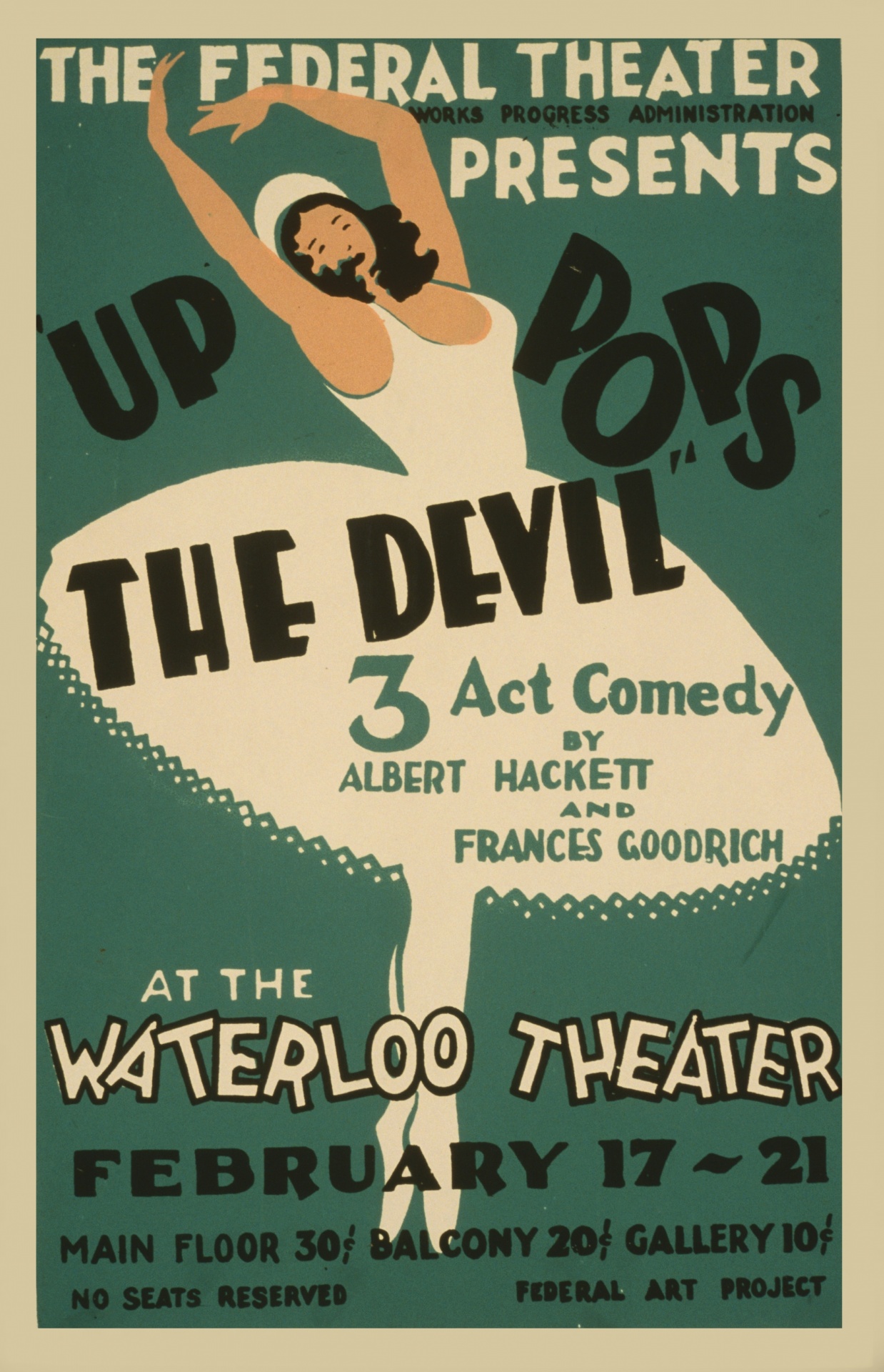 Vintage Stage Production Poster