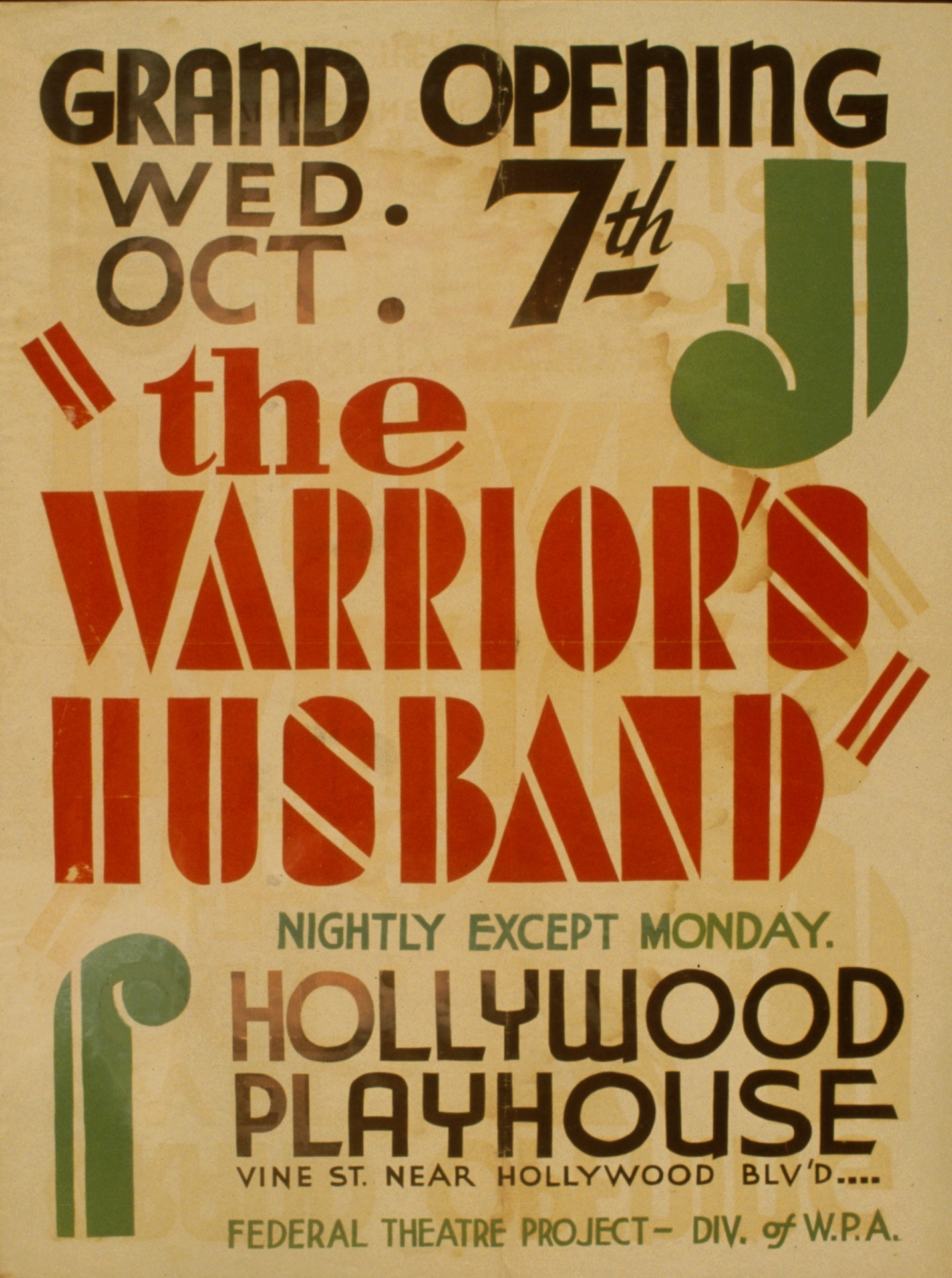 Vintage Theatre Poster