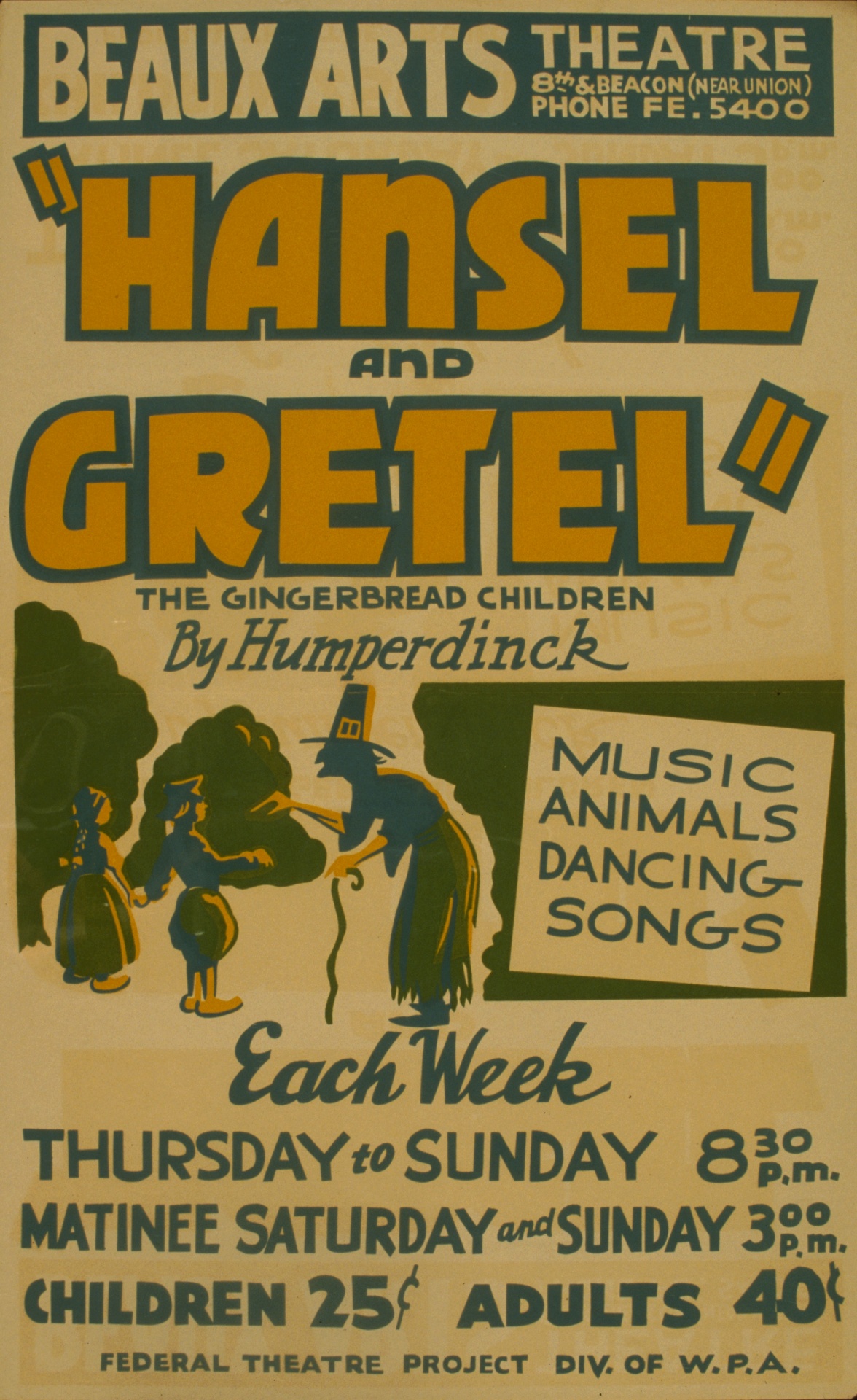 Weinlese-Theater-Plakat
