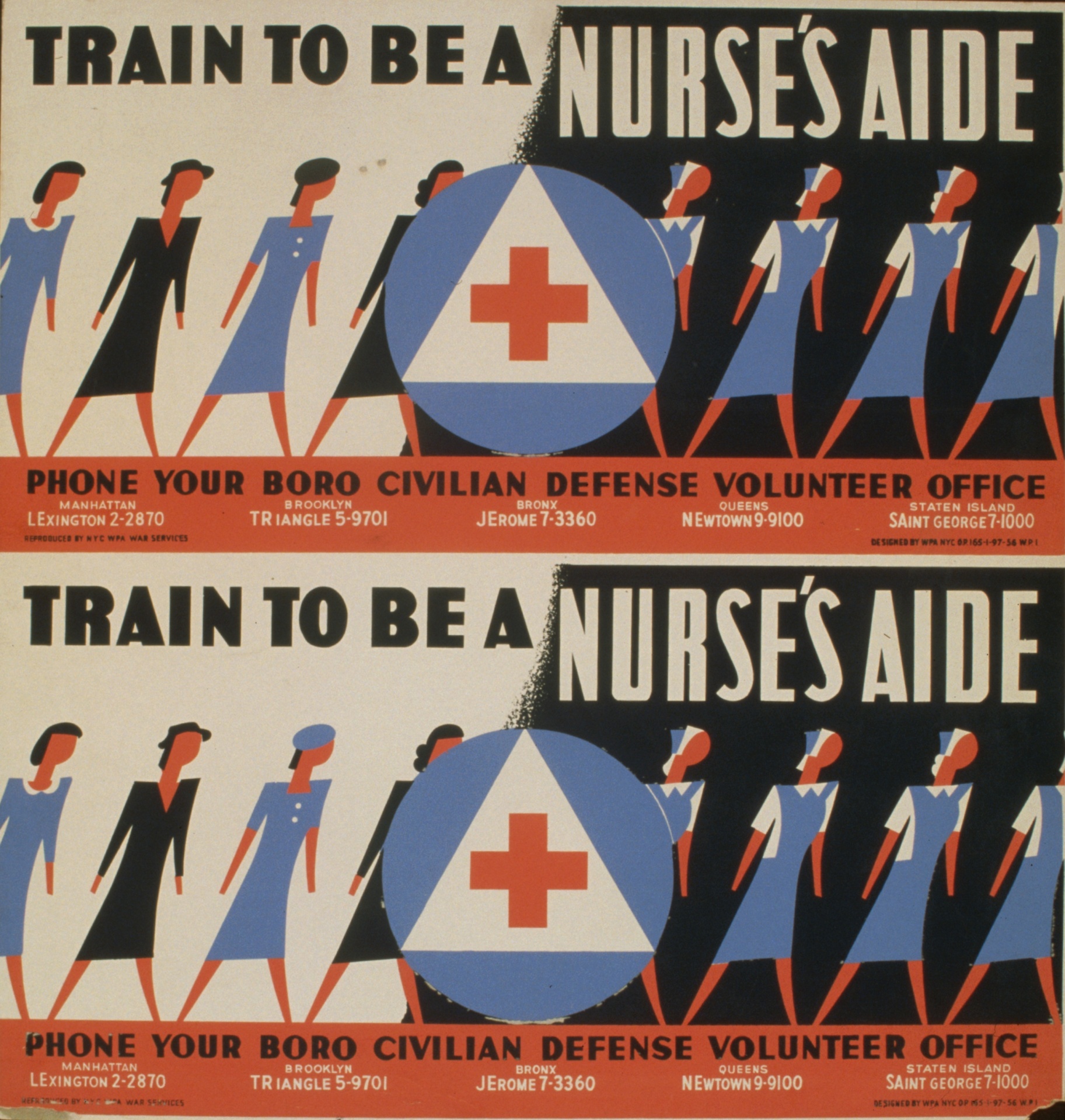 Poster Voluntário Vintage