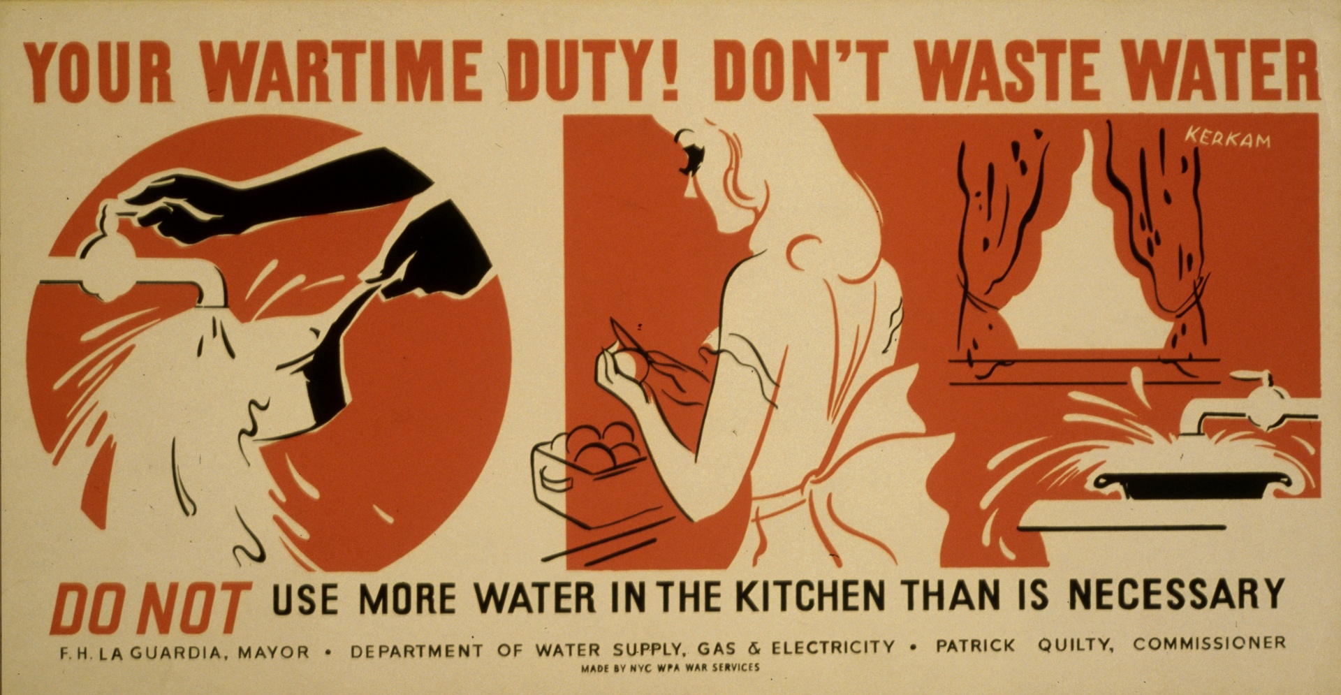 Odpadní voda plakát Vintage