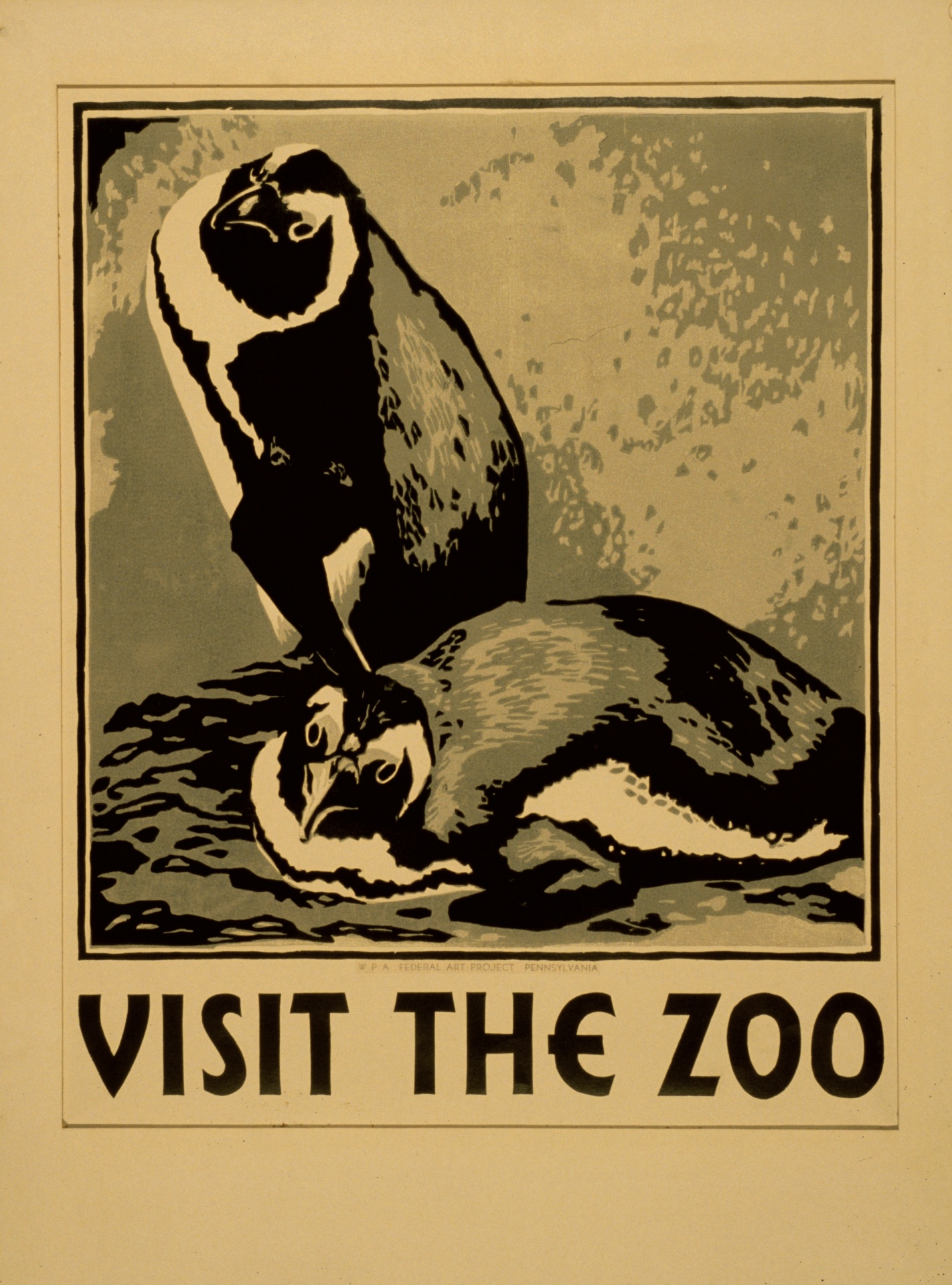 Zoo Affiche vintage