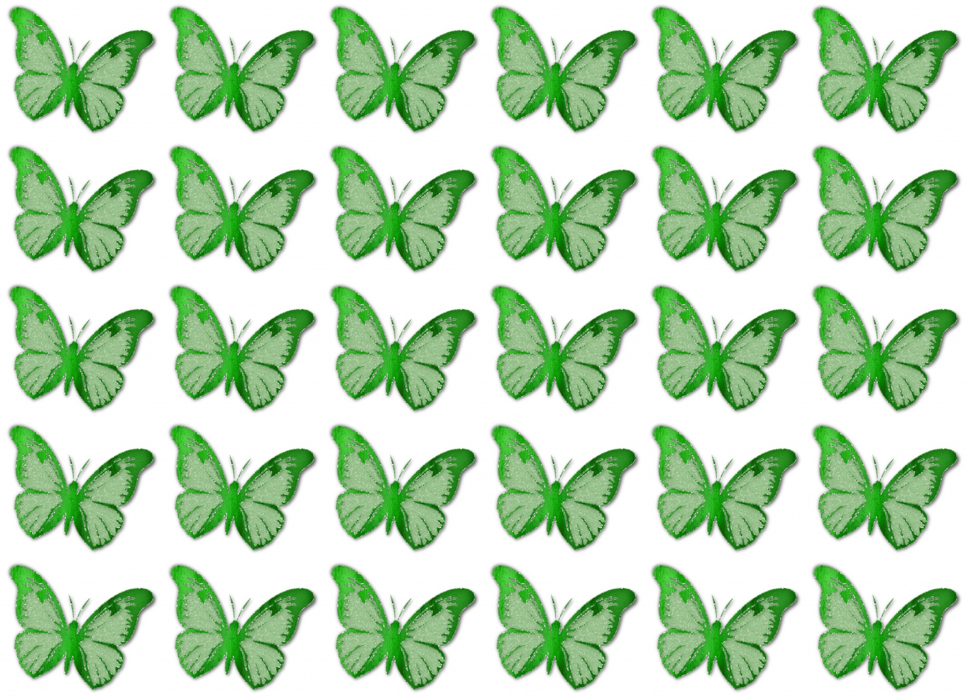 Butterflies Green