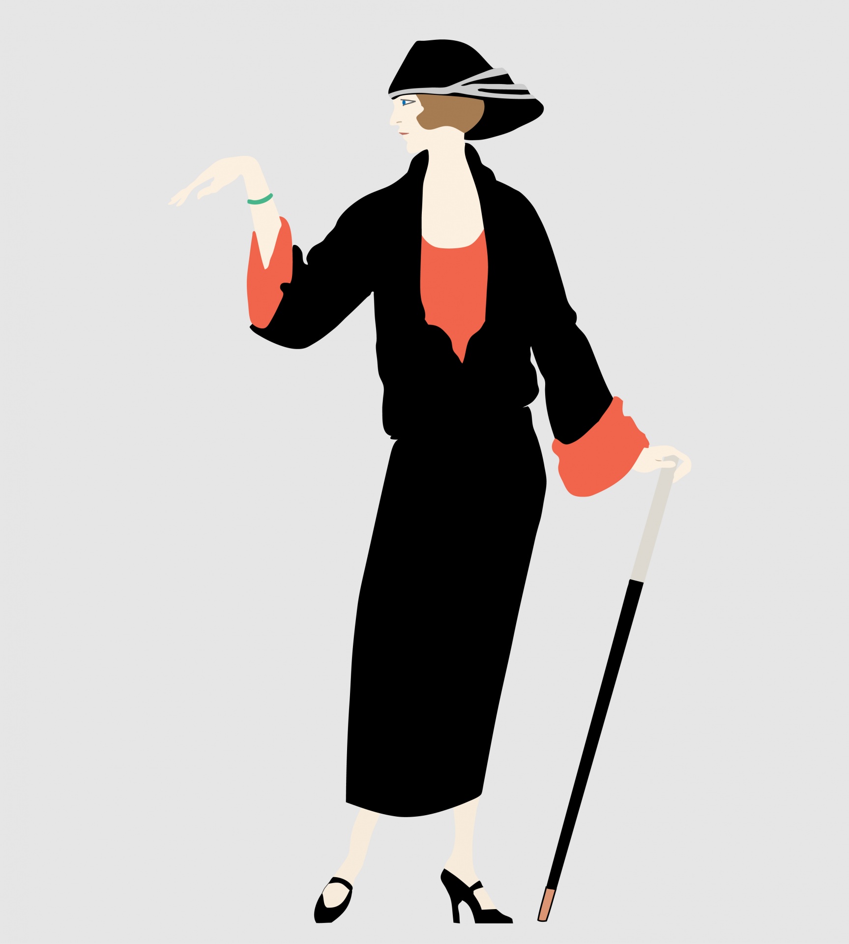 Mujer de moda 1920