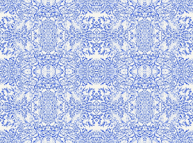 Blue And White Stamp Pattern Free Stock Photo - Public Domain Pictures