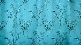 Blue Curtains Background