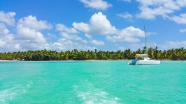 Catamarano in Caribbean